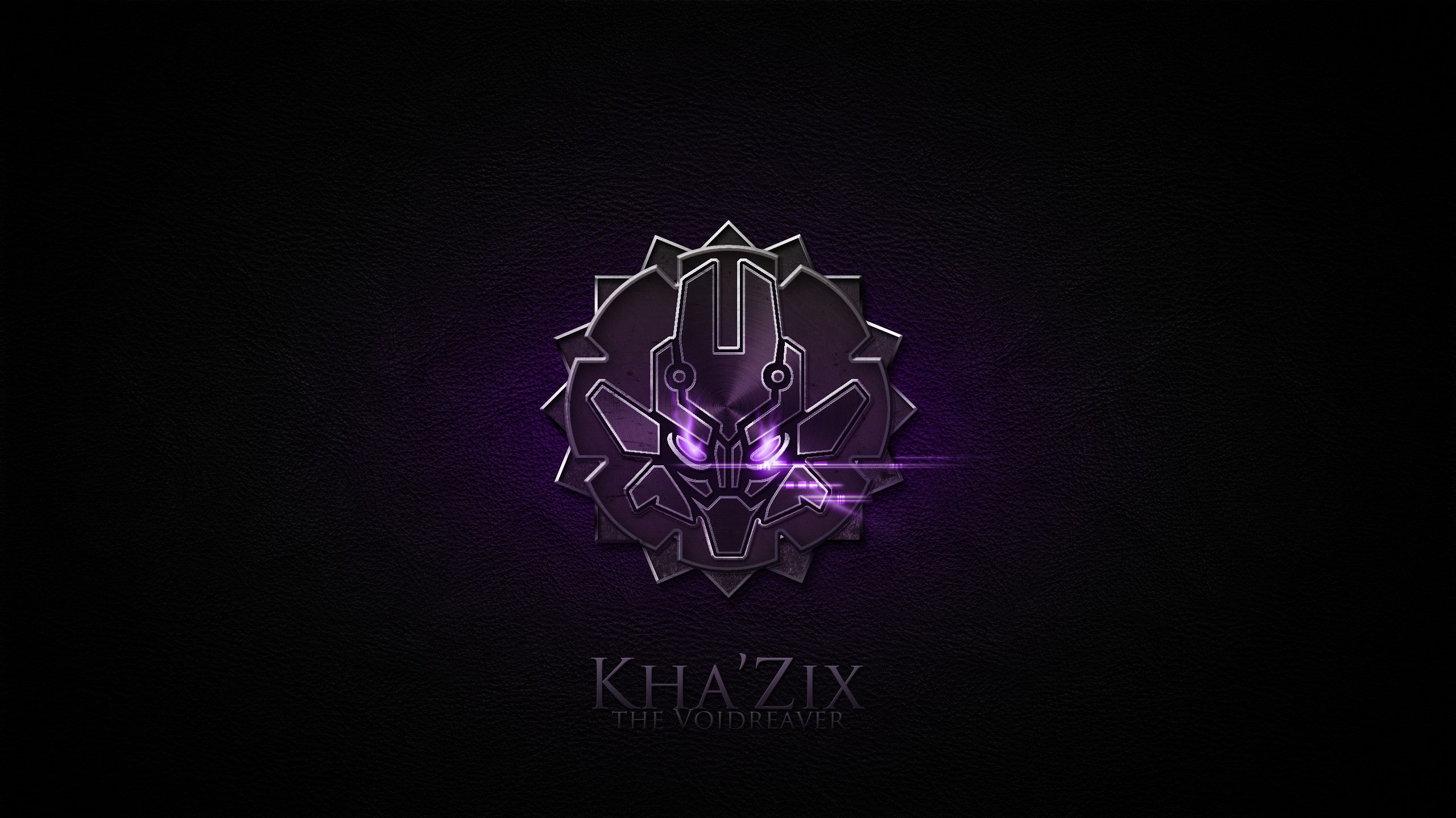 Kha'Zix League of Legends logo, 2560x1440 2K QHD, Monitor Gaming