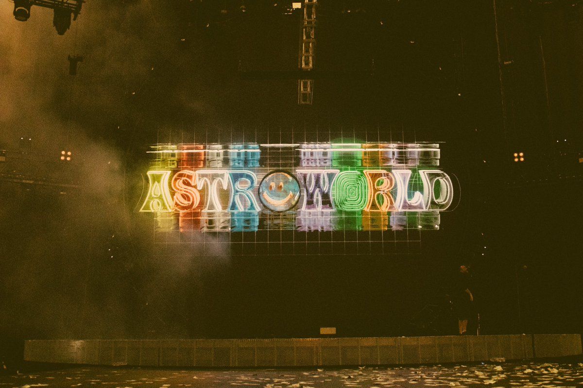 Astroworld scritta luminosa concerto, 1200x799 HD, Desktop