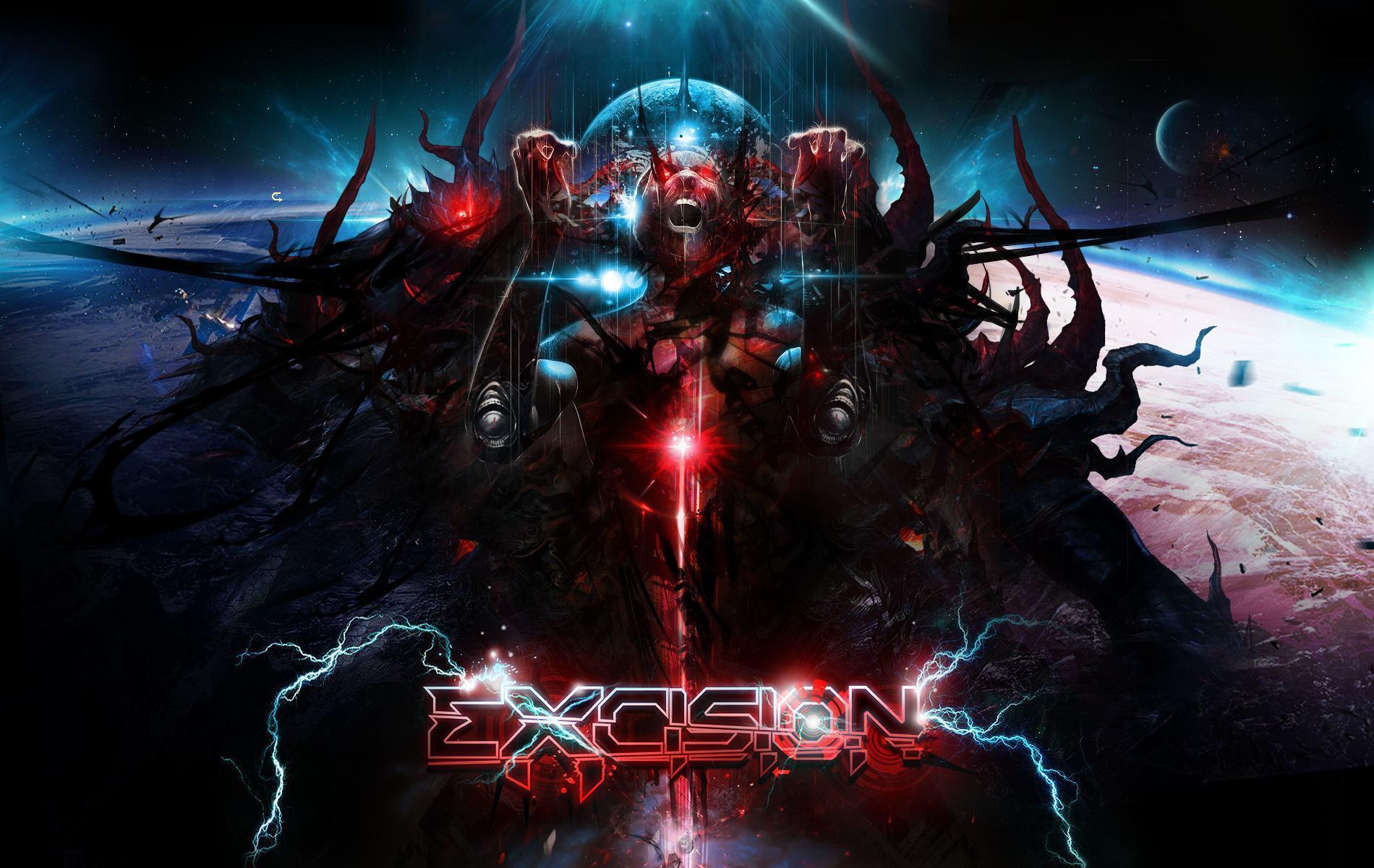 Excision logo creatura spaziale, 1900x1200 HD Ready, Desktop