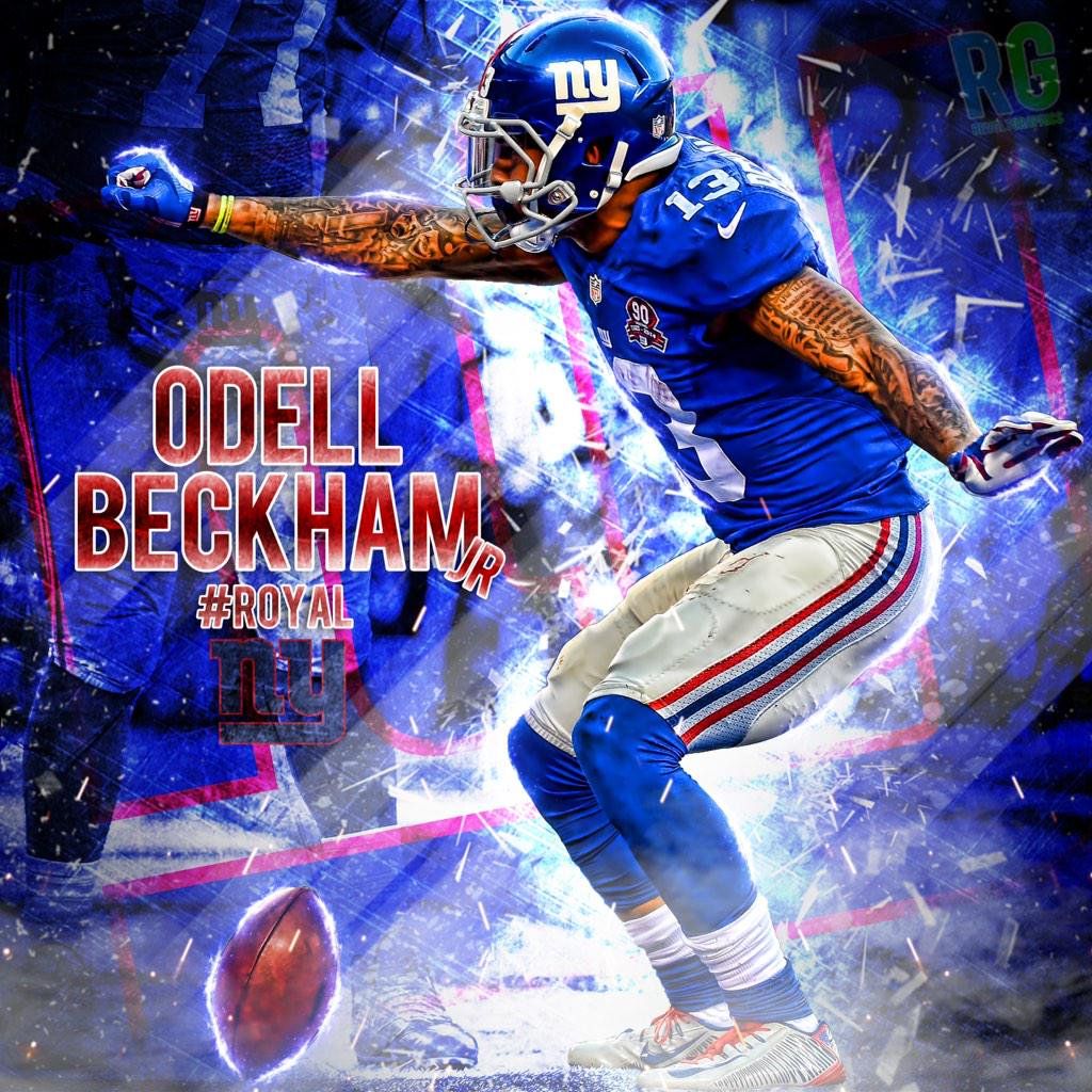 Odell Beckham Jr Giants football, 1024x1024 HD, iMac