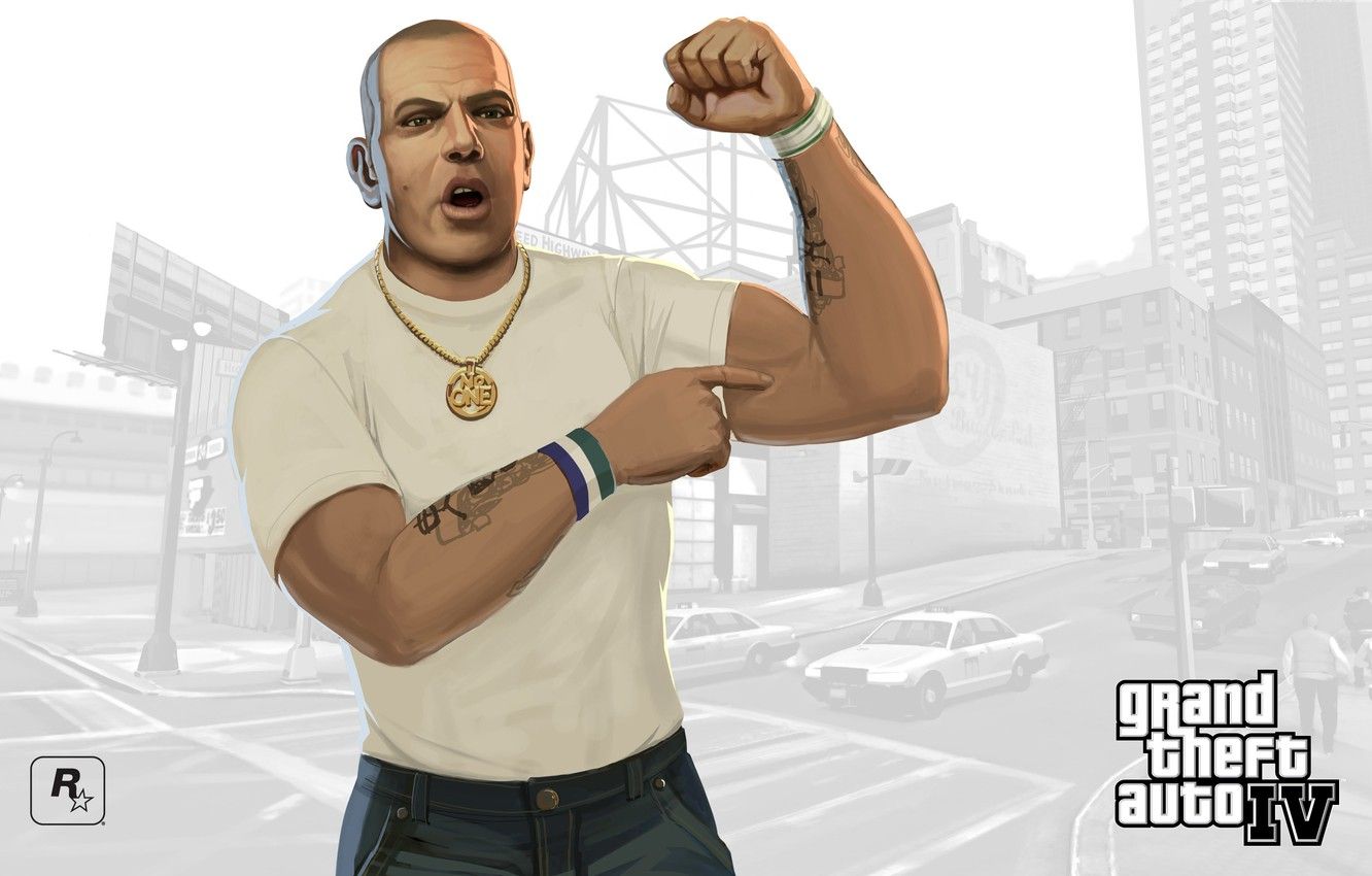 Personaggio Grand Theft Auto IV, 1332x850 720p, Laptop