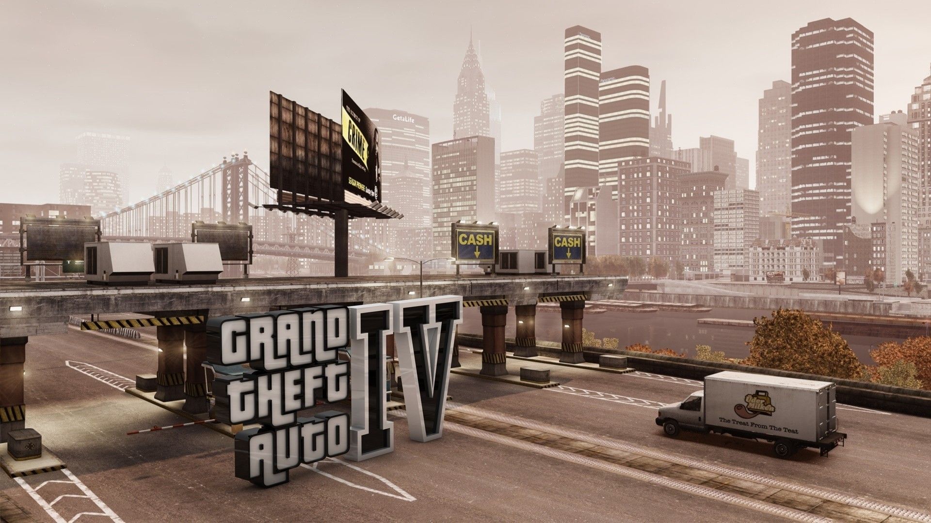 Grand Theft Auto IV skyline urbano, 1920x1080 Full HD 1080p, Laptop