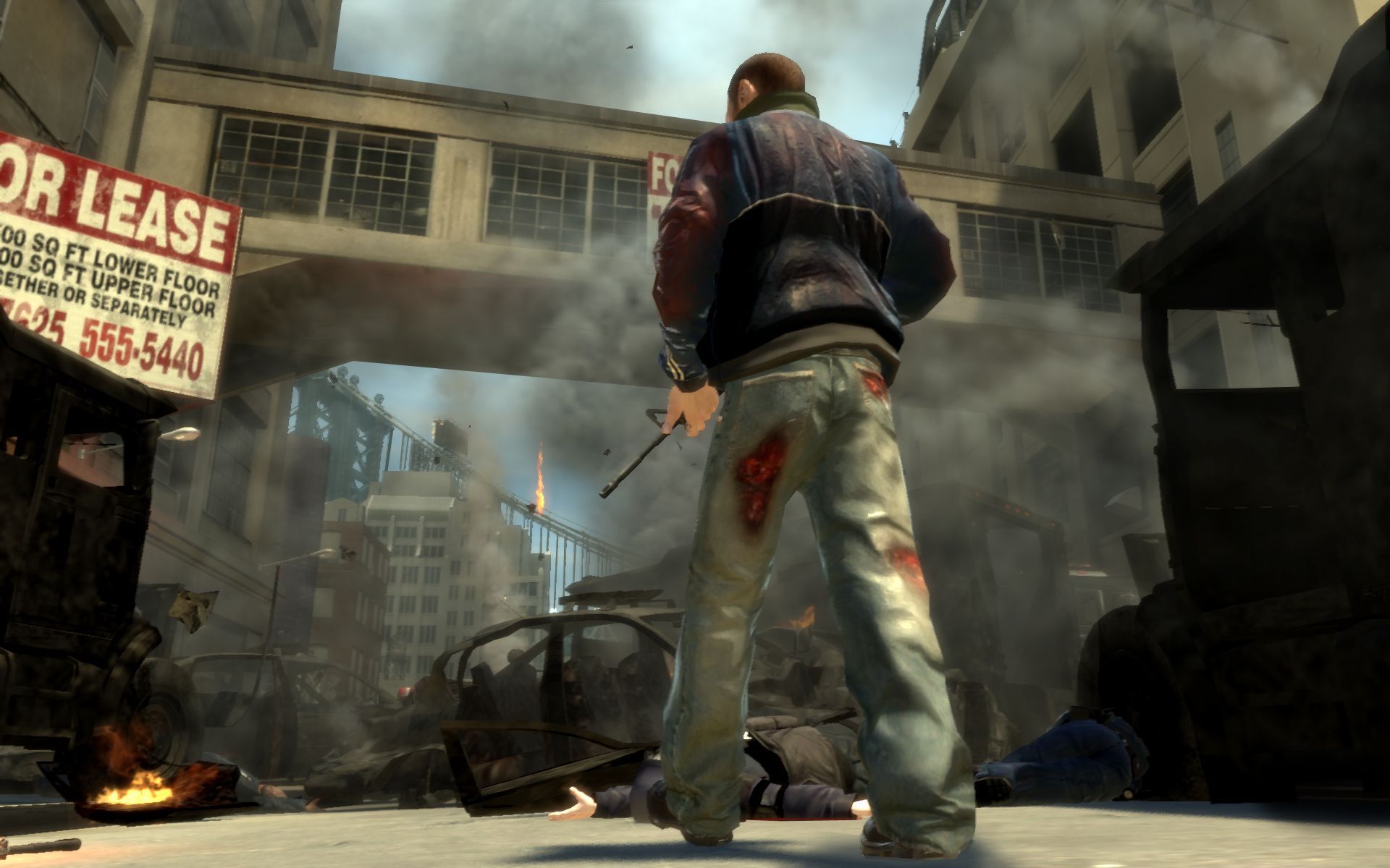 Personaggio GTA IV con pistola, 1920x1200 Full HD+ WUXGA, Desktop