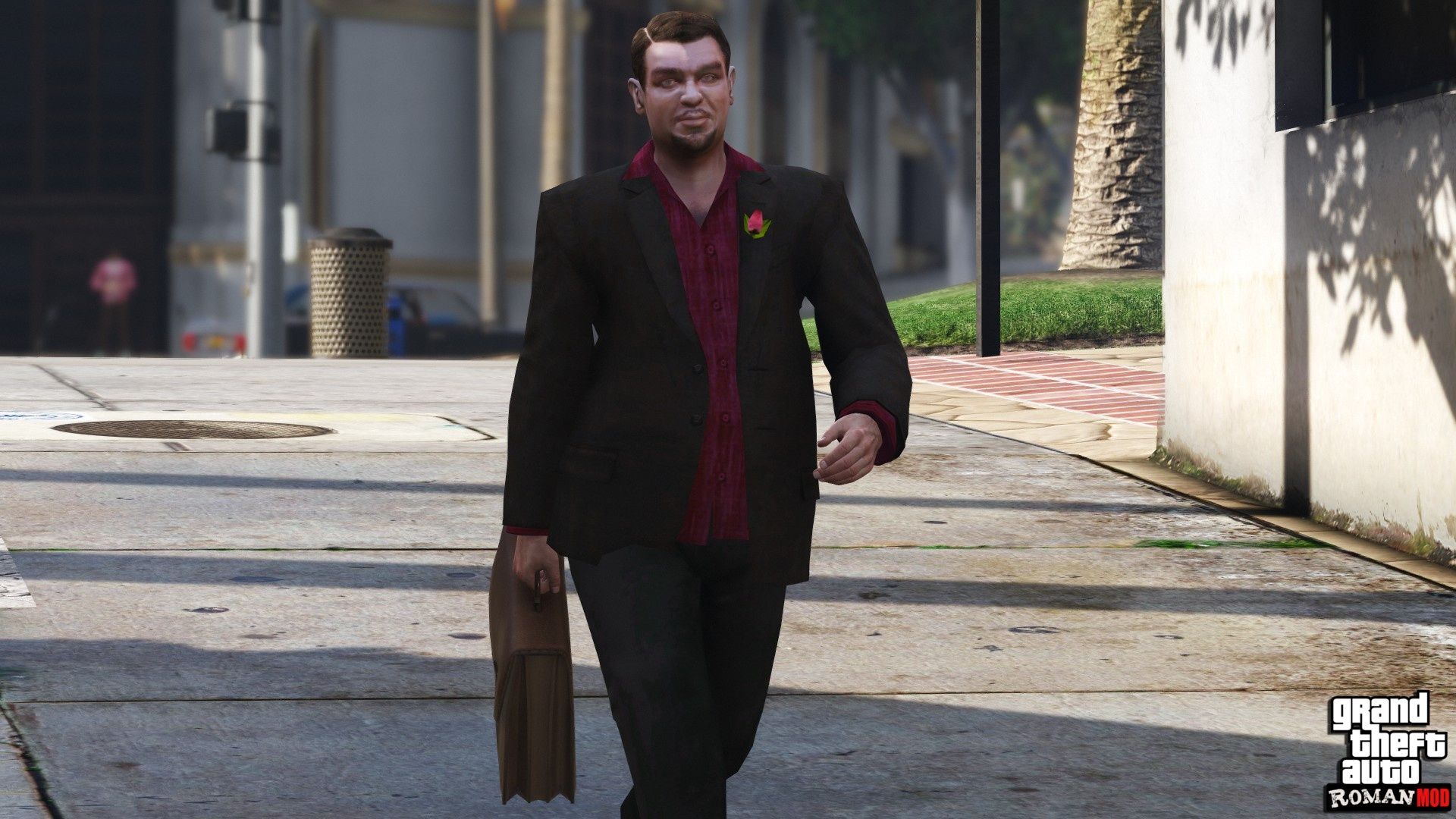 Personaggio GTA IV in strada, 1920x1080 Full HD 1080p, Desktop