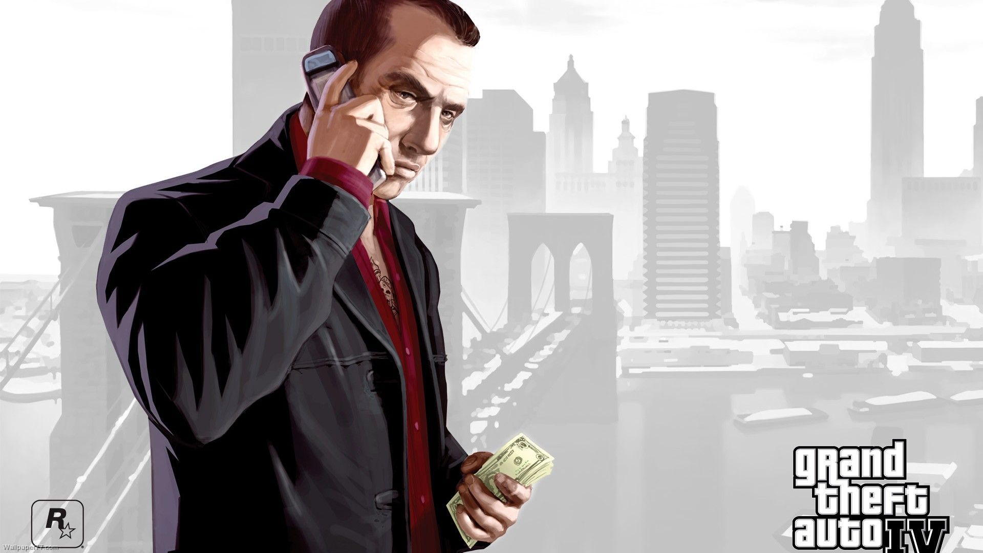 Niko Bellic GTA IV, 1920x1080 Full HD, PC Desktop