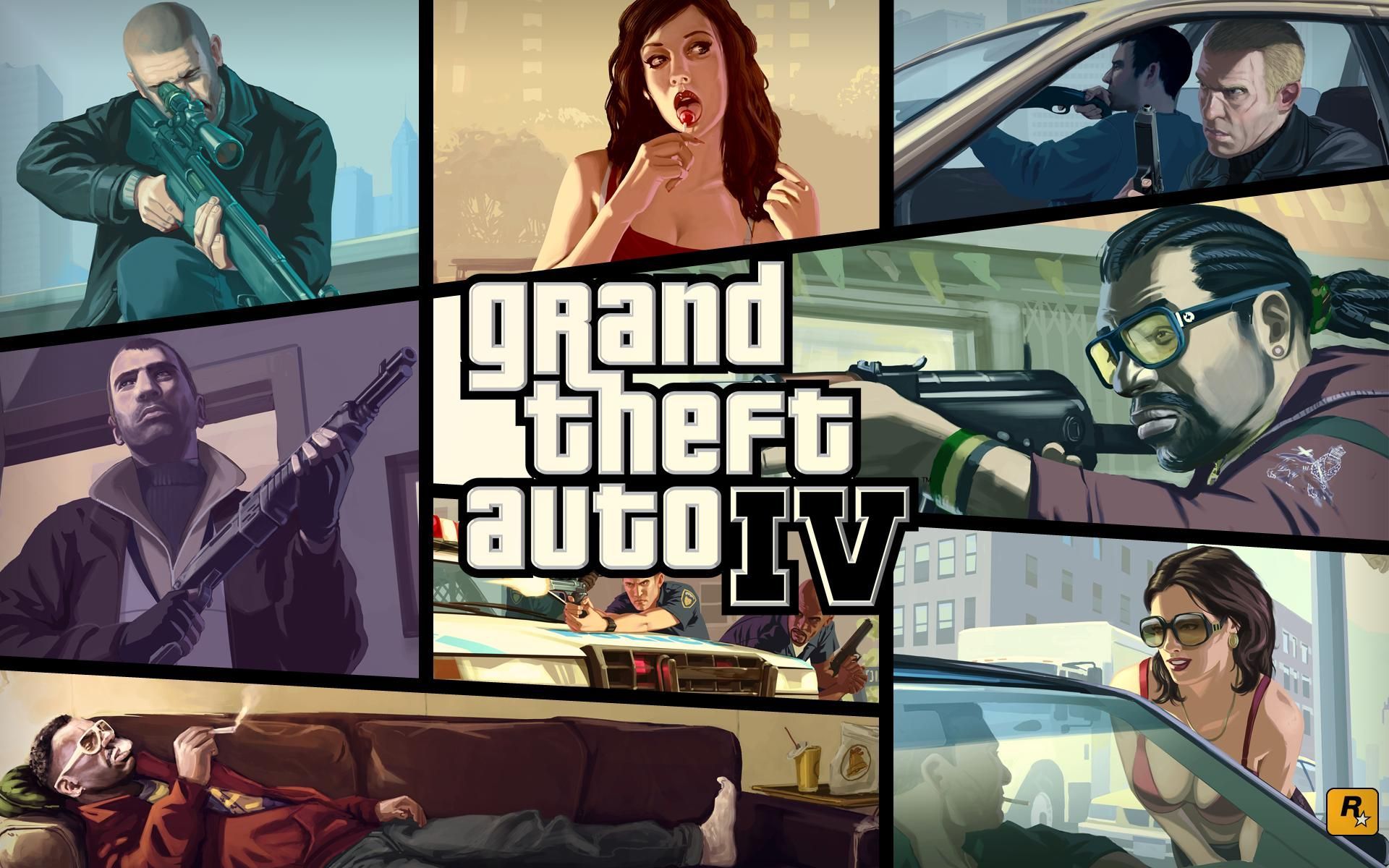 Grand Theft Auto IV personaggi, open world, 1920x1200 WUXGA, Desktop