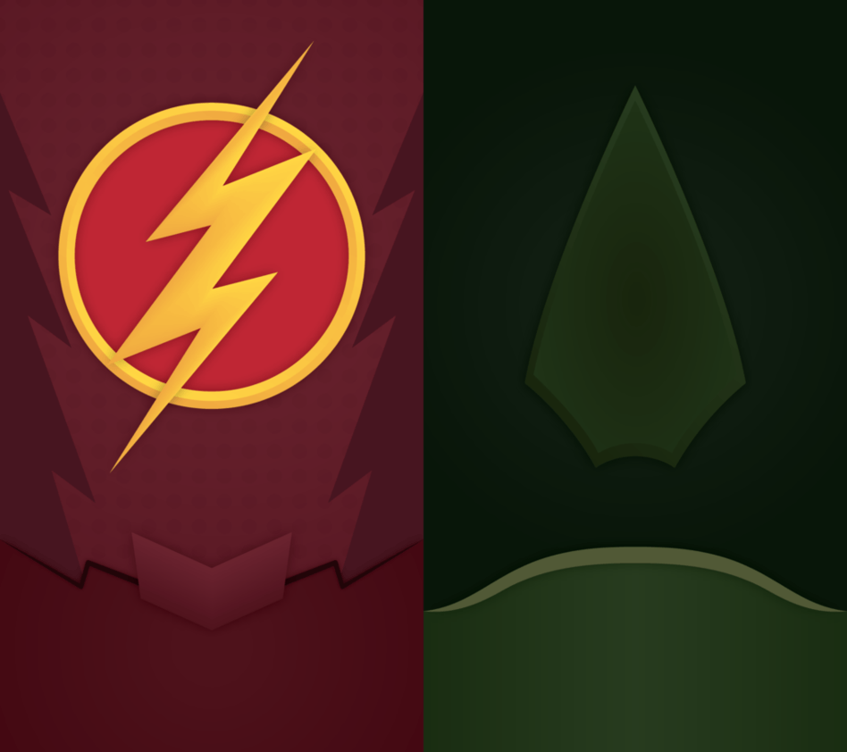Flash e Green Arrow loghi, 948x842 HD, PC Desktop