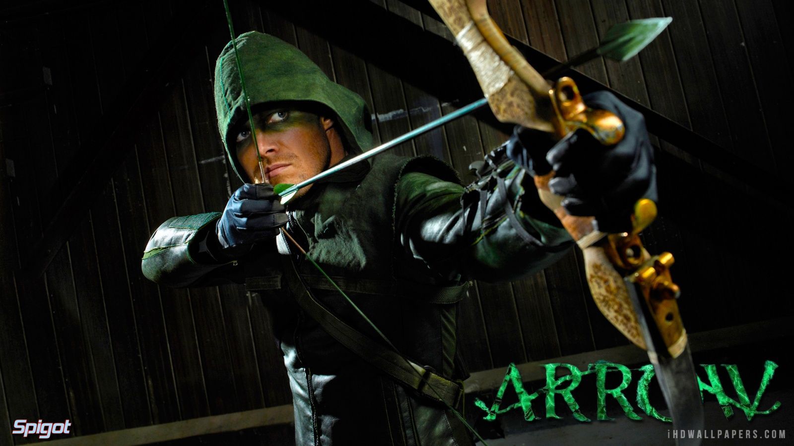 Green Arrow con arco, 1600x900 HD, PC Desktop