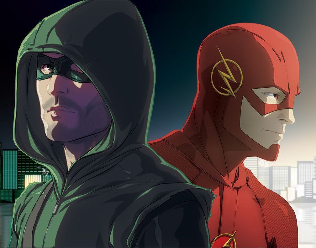 Green Arrow e Flash CW, 1008x792 HD, Desktop
