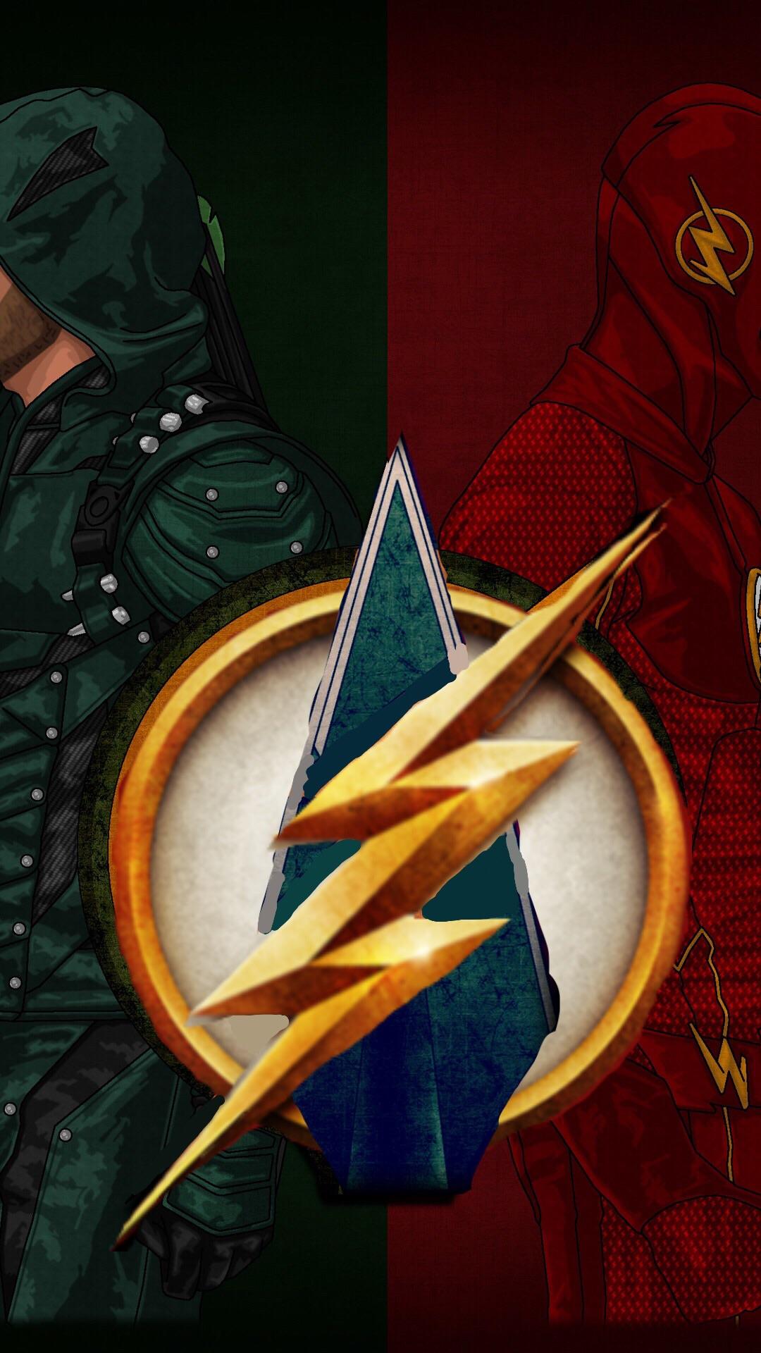 Green Arrow e Flash loghi, 1080x1920 Full HD Verticale, Smartphone
