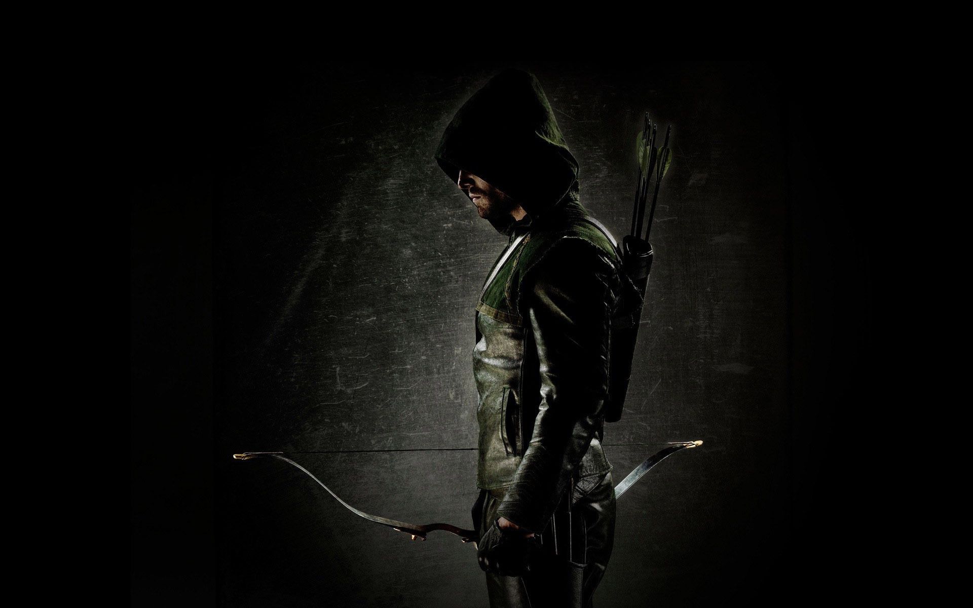 Green Arrow silhouette scuro, 1920x1200 Full HD+, Desktop