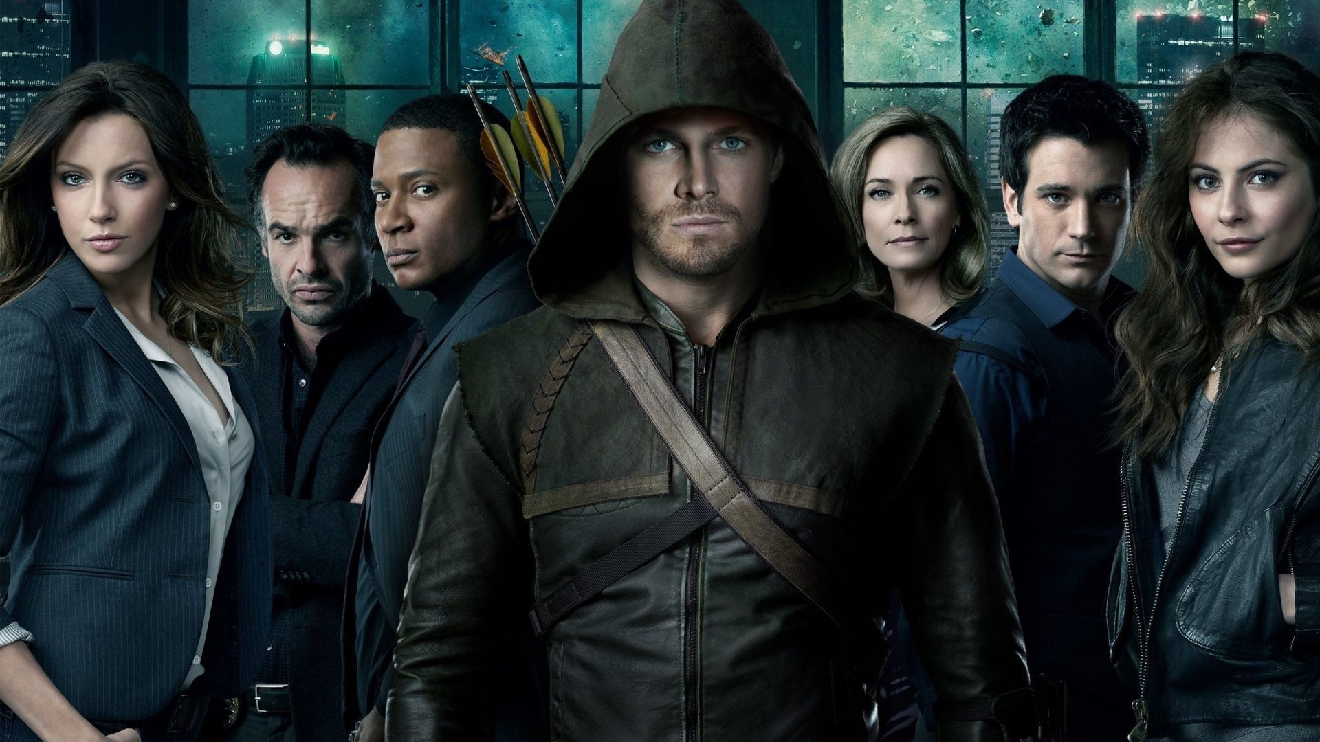 Cast serie tv Arrow, 1920x1080 1080p, Desktop