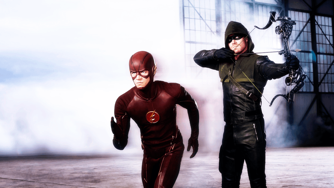 Flash e Green Arrow insieme, 1280x720 720p, iMac