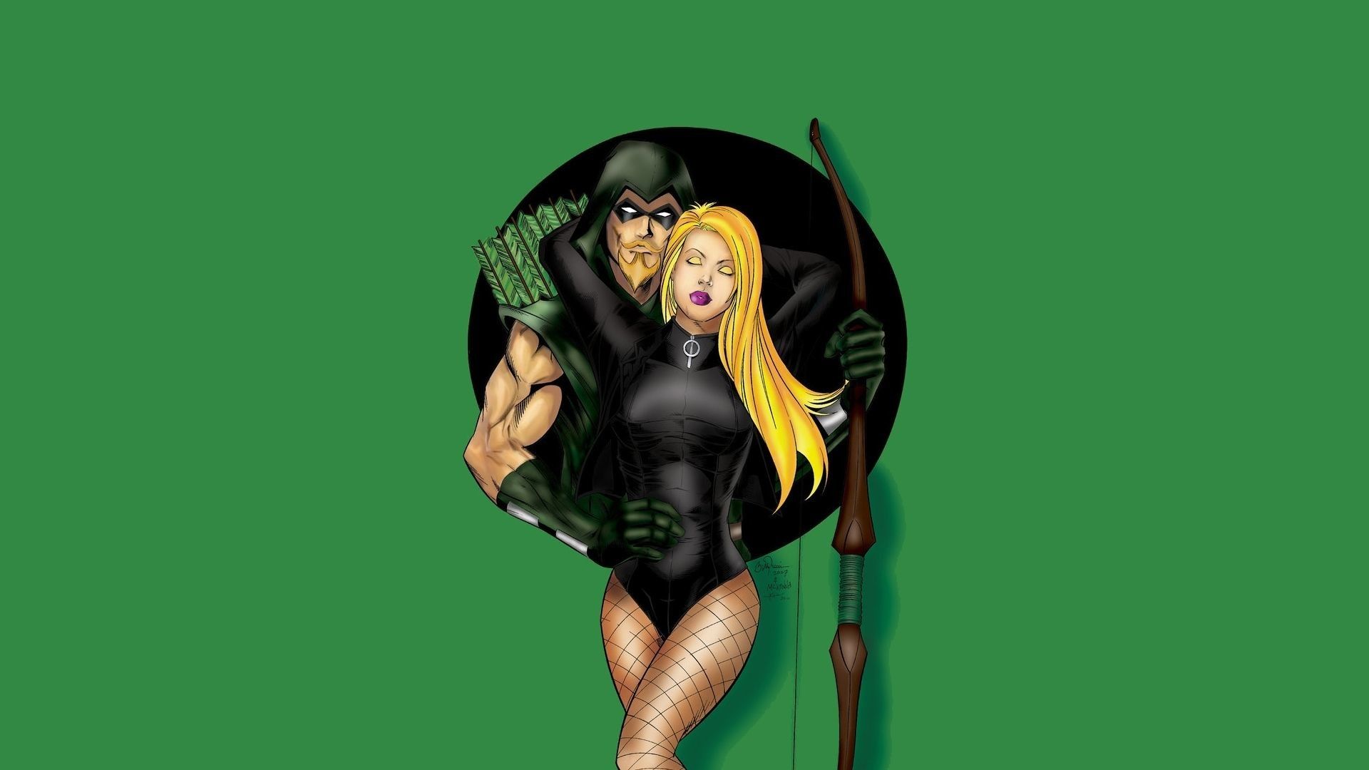 Green Arrow e Black Canary, 1920x1080 Full HD, Laptop