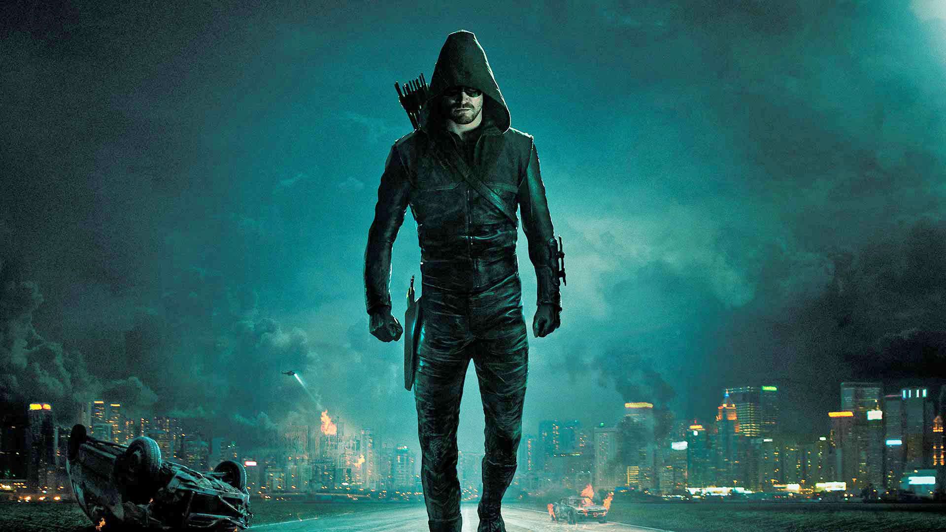 Green Arrow con maschera notturna, 1920x1080 Full HD, Laptop