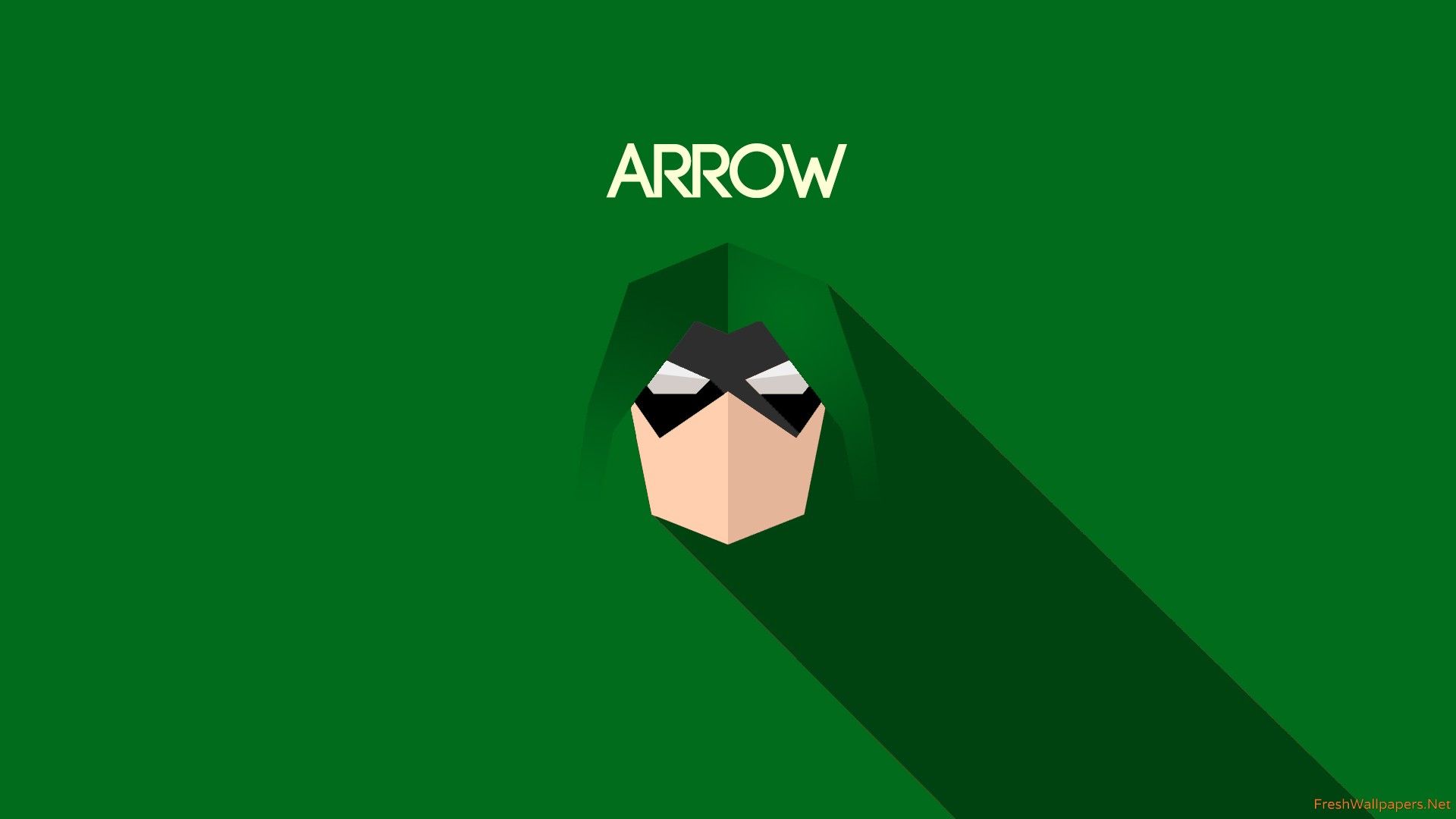 Green Arrow maschera minimalista, 1920x1080 1080p, PC Desktop