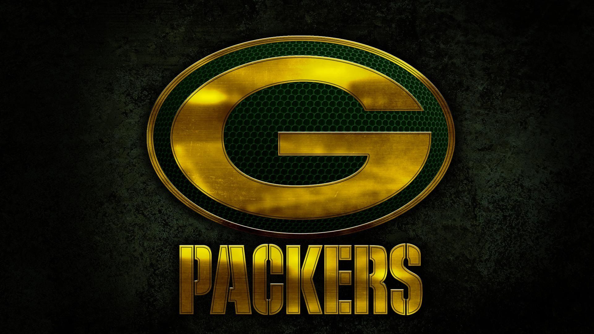 Logo Green Bay Packers dorato, 1920x1080 Full HD, PC Desktop