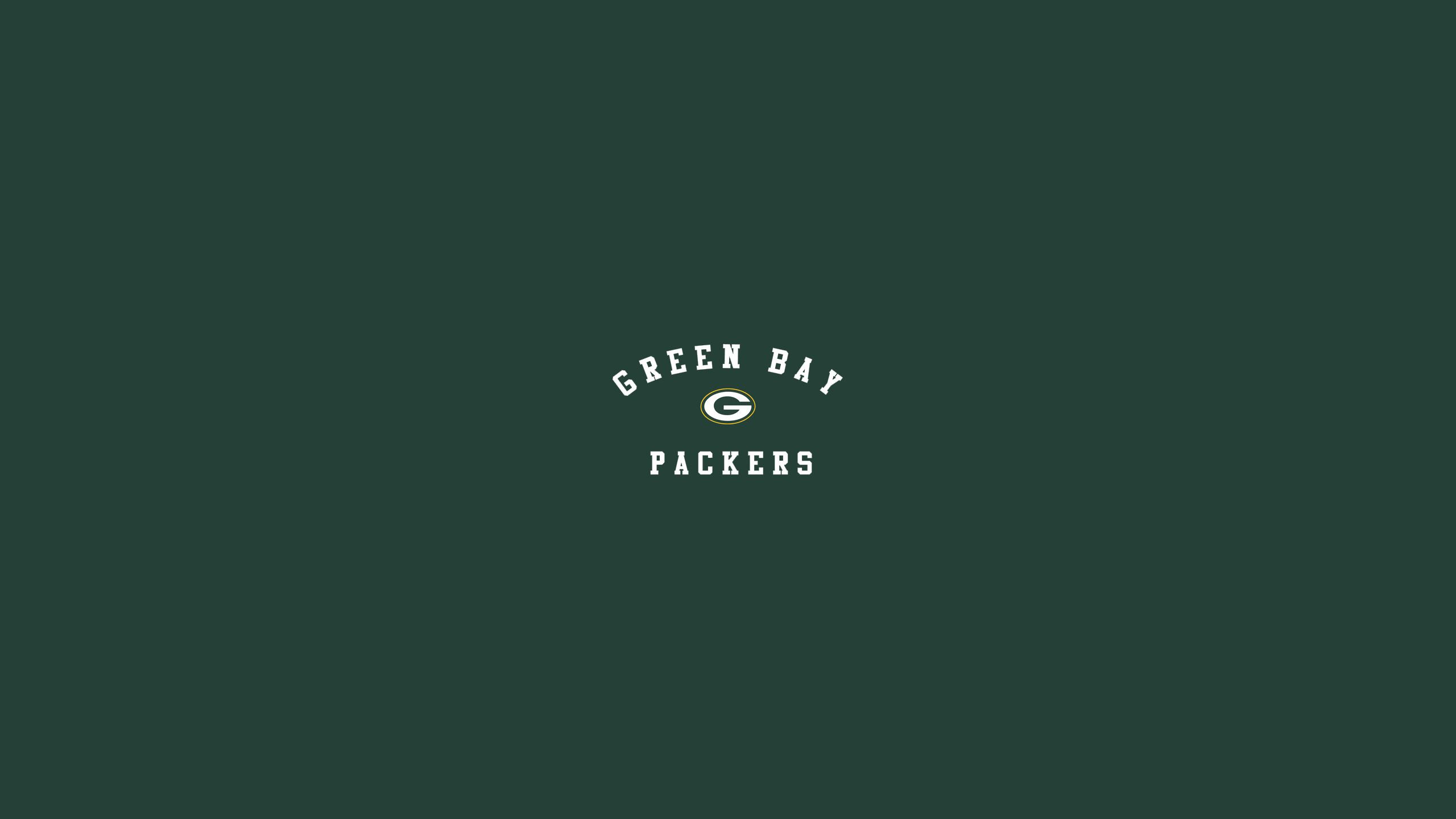 Logo Green Bay Packers minimalista, 2560x1440 QHD, Laptop