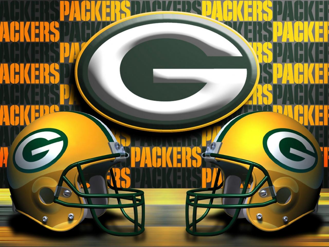 Logo e caschi Green Bay Packers, 1280x960 720p, Laptop