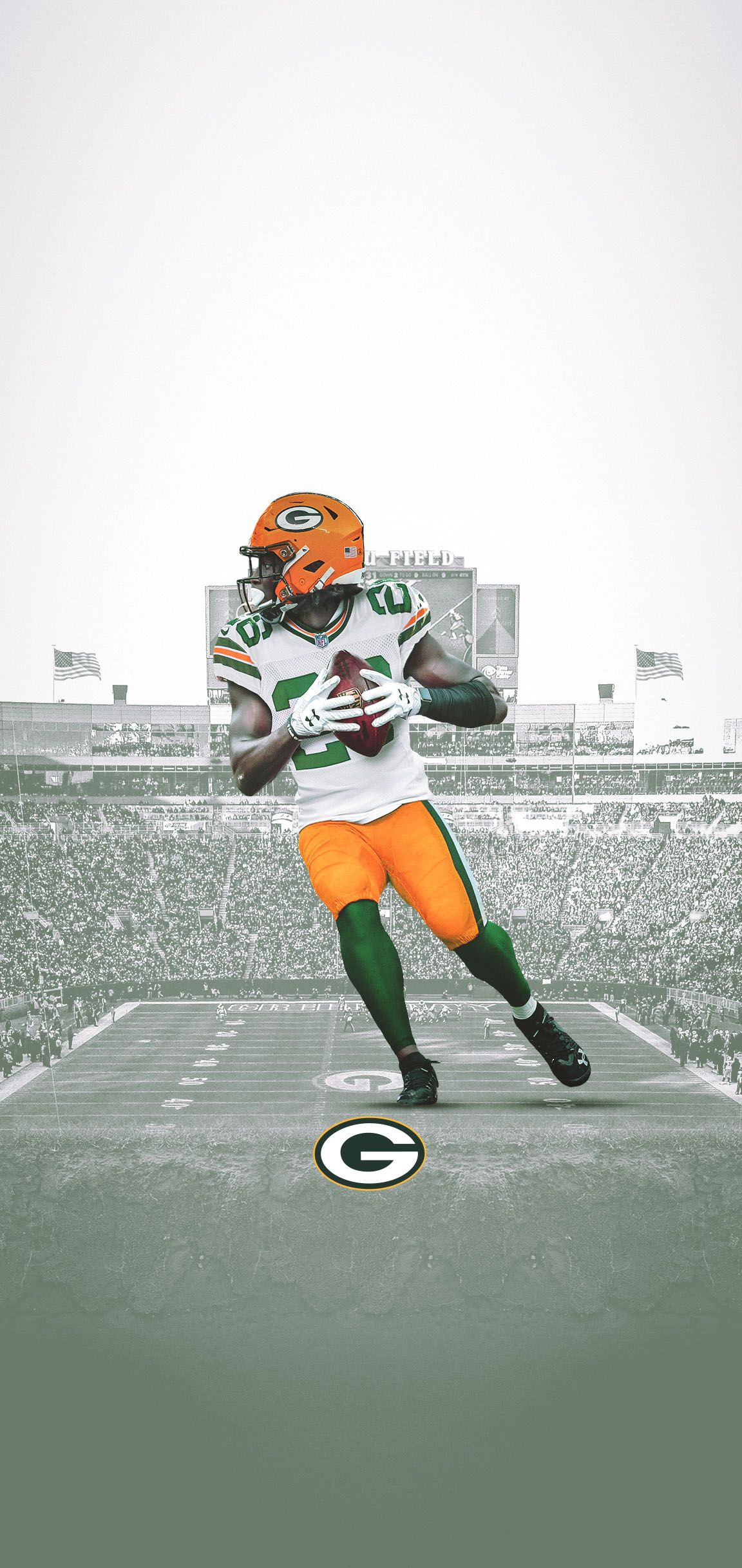 Giocatore Green Bay Packers stadio, 1152x2436 Verticale, iPhone Air