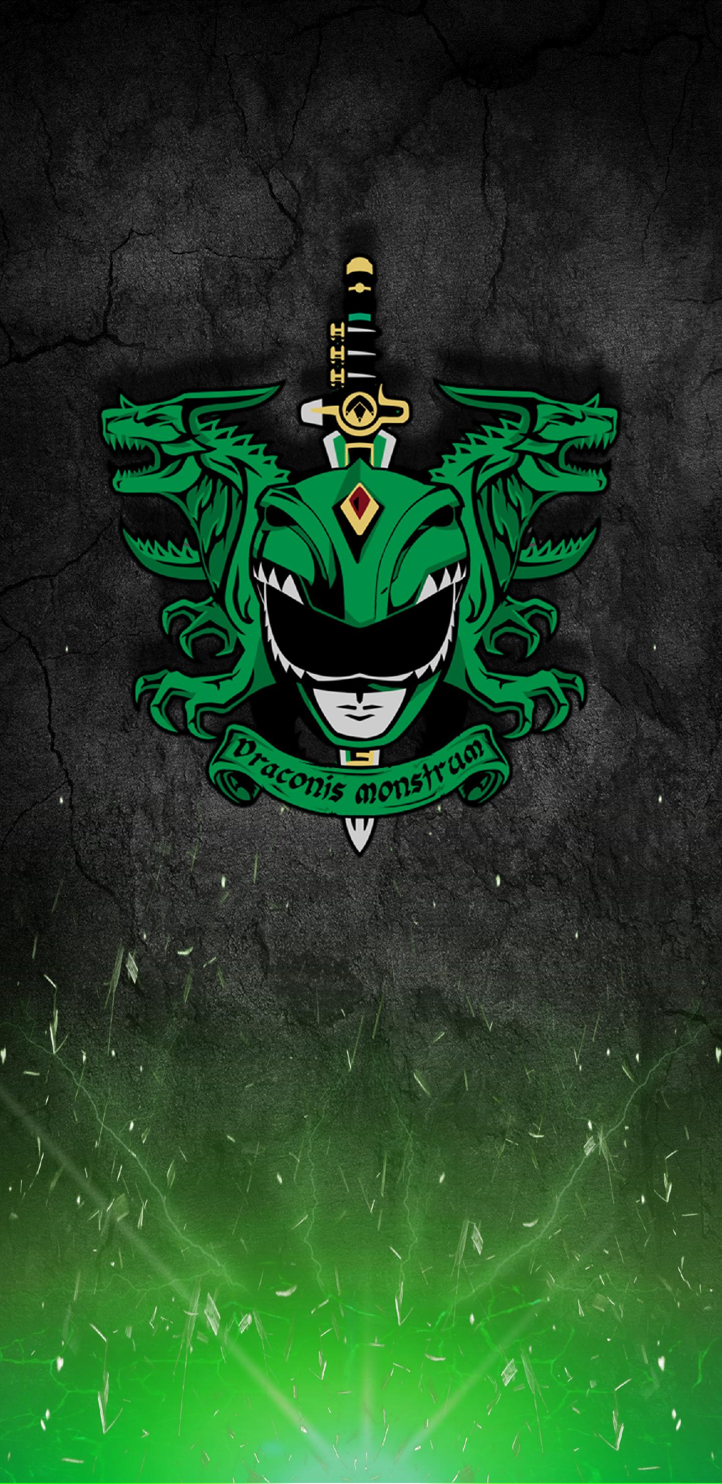 Green Ranger stemma Power Rangers, Tommy Oliver, 1440x2960 Full HD Verticale, Smartphone