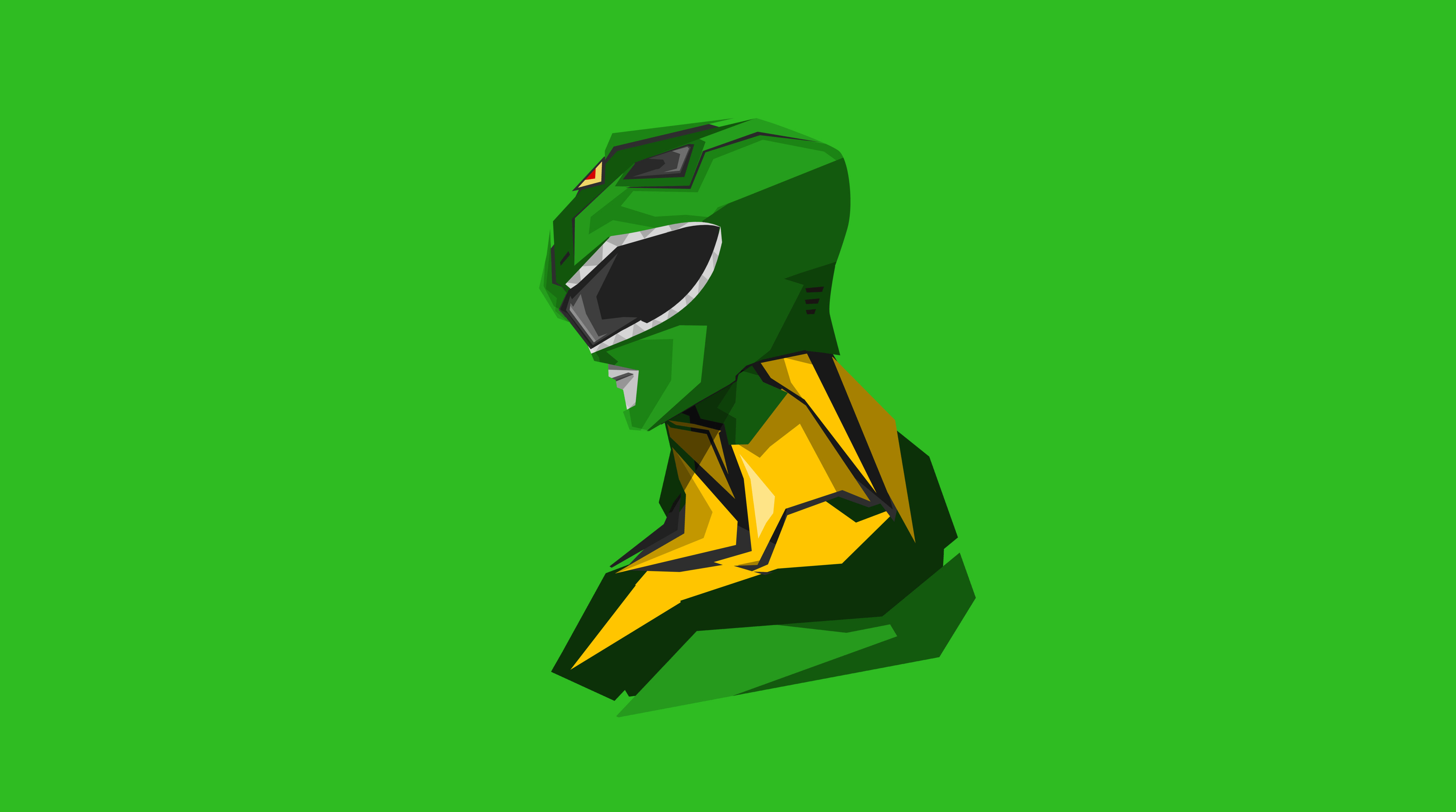 Green Ranger, Power Rangers, 4445x2480 Ultra HD, 4K TV