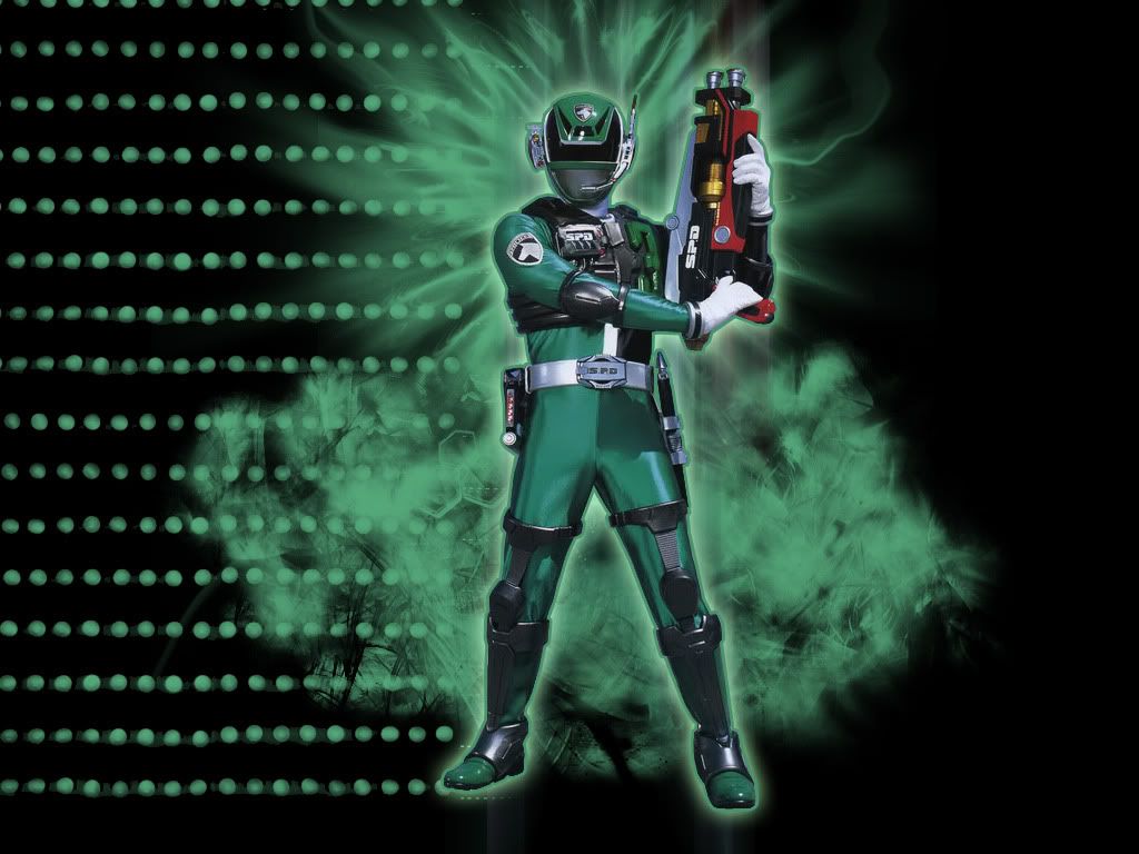 Power Ranger SPD verde SWAT, 1024x768 HD, Laptop