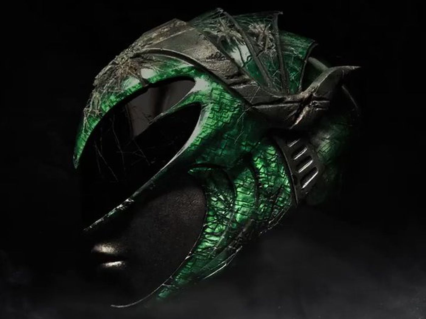 Casco Green Ranger Power Rangers, 1400x1050 HD, Desktop
