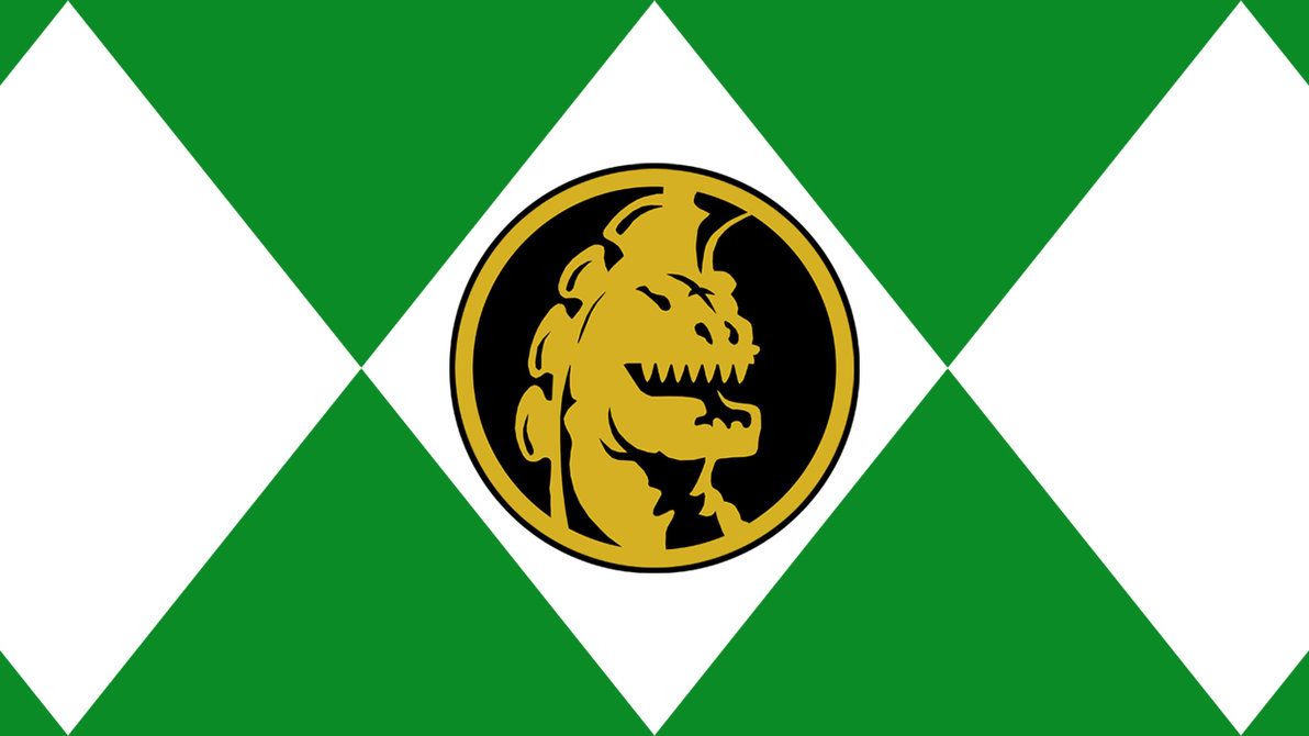 Power Rangers Green Ranger simbolo, Tommy Oliver, 1192x670 HD, PC