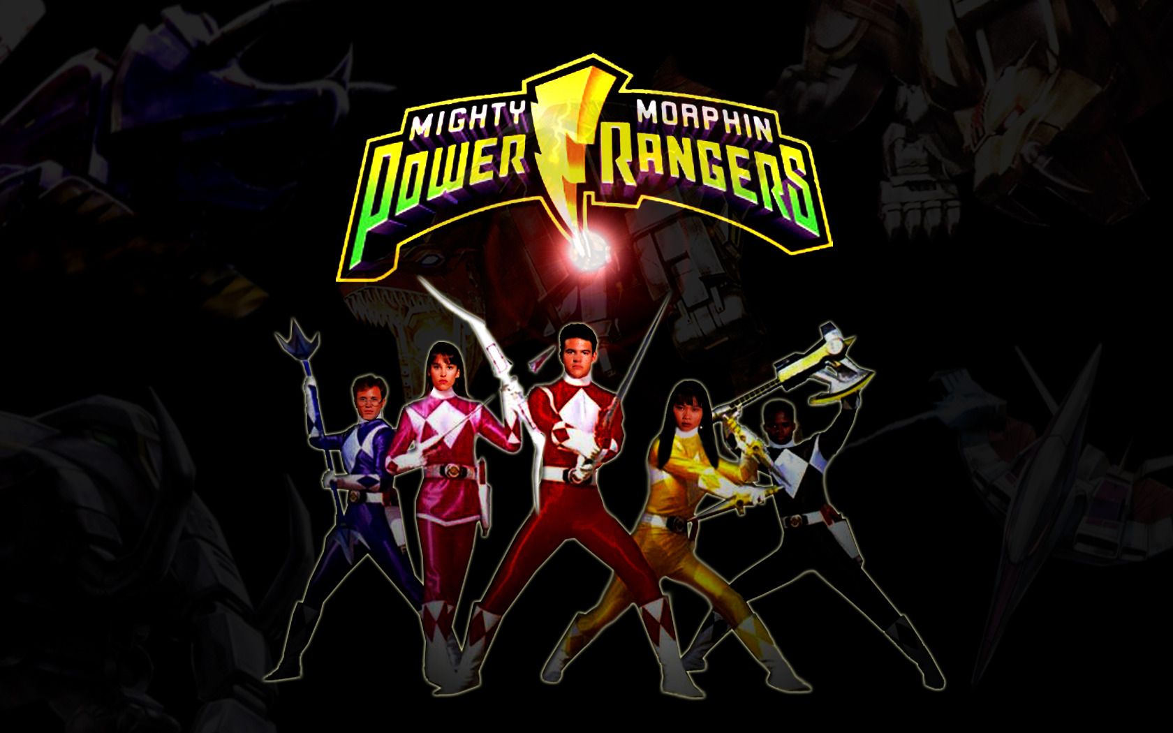 Mighty Morphin Power Rangers gruppo, 1680x1050 HD, PC