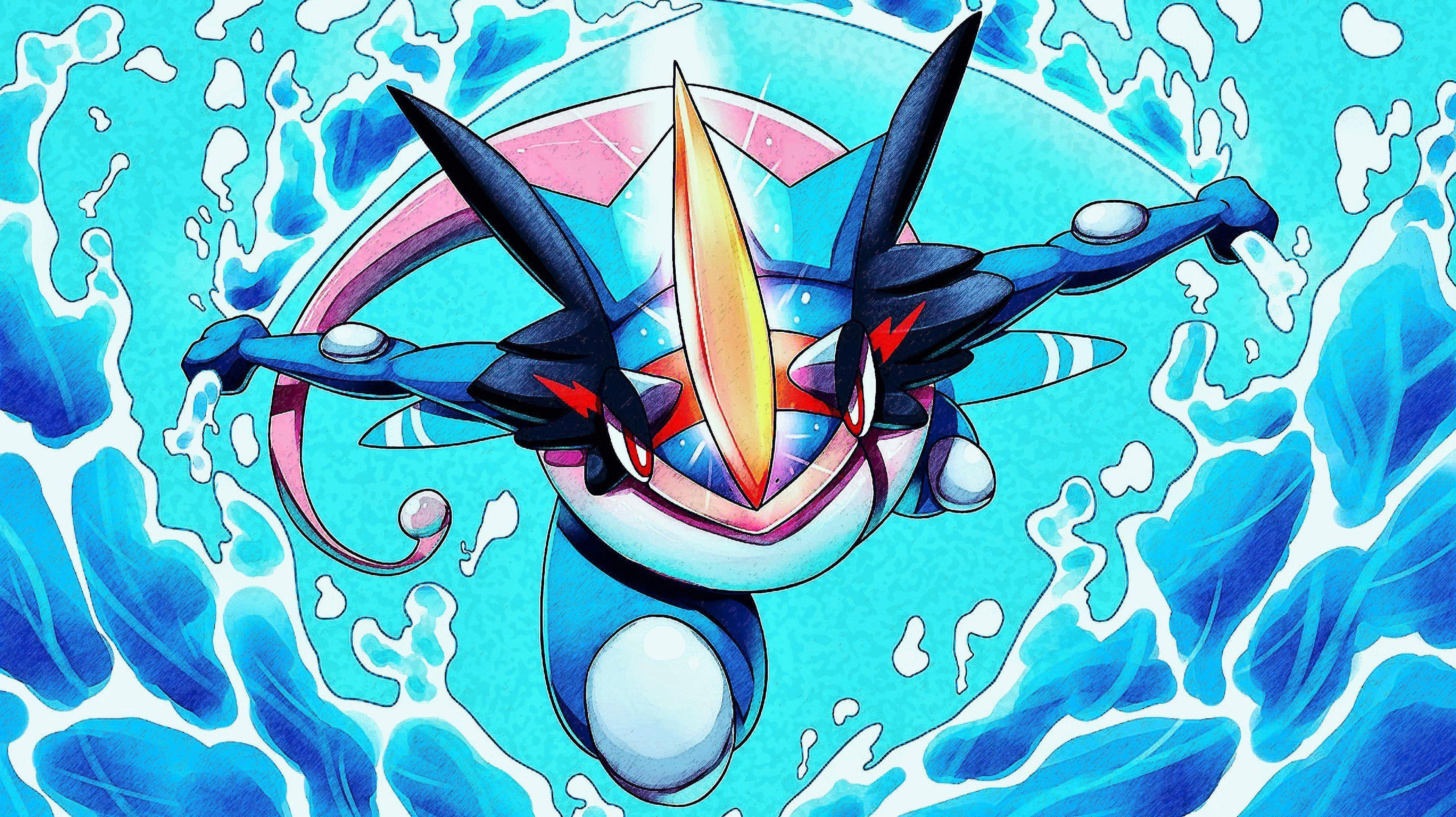 Ash Greninja Pokémon, 3840x2156 UHD, PC 4K