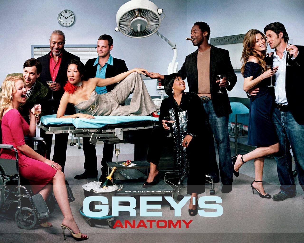 Cast Grey's Anatomy in sala operatoria, Shonda Rhimes, 1280x1024 720p, PC