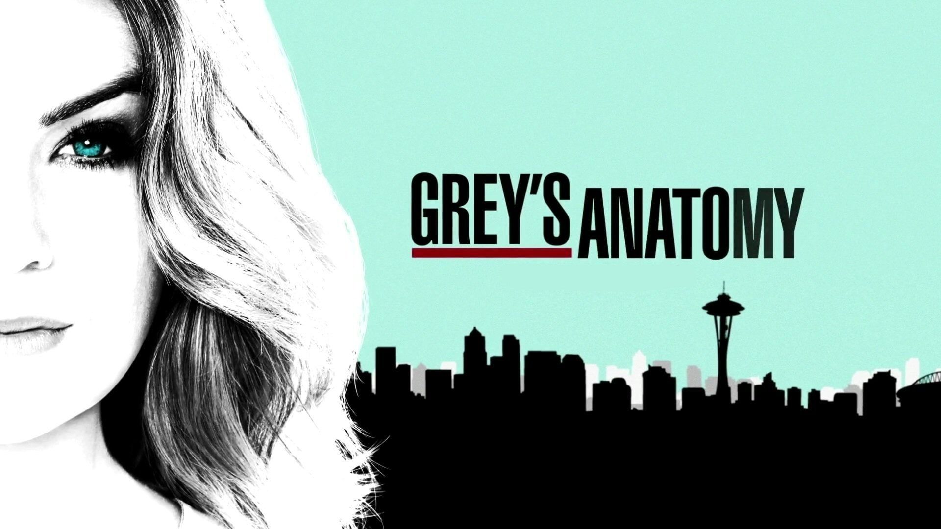 Meredith Grey, Grey's Anatomy logo, serie TV medica, 1920x1080 Full HD, Desktop