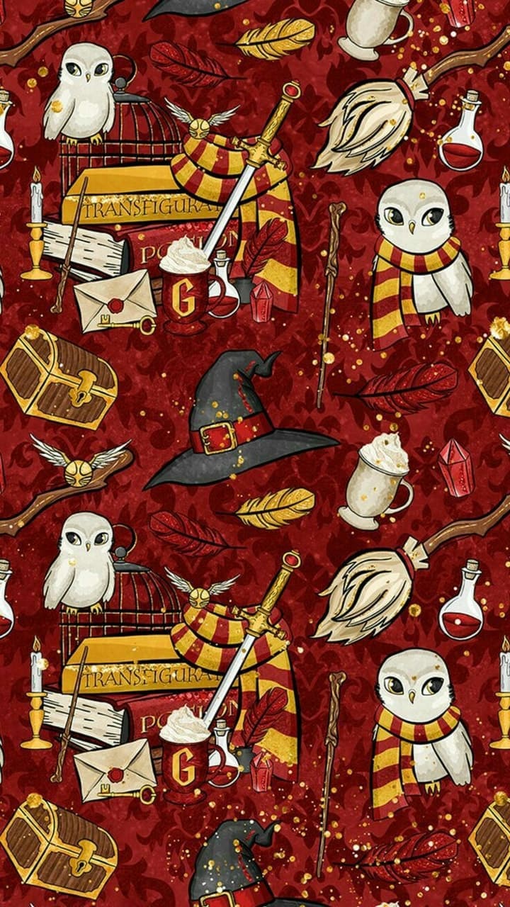 Motivo Grifondoro Harry Potter, J.K. Rowling, 720x1280 Full HD Verticale, iPhone