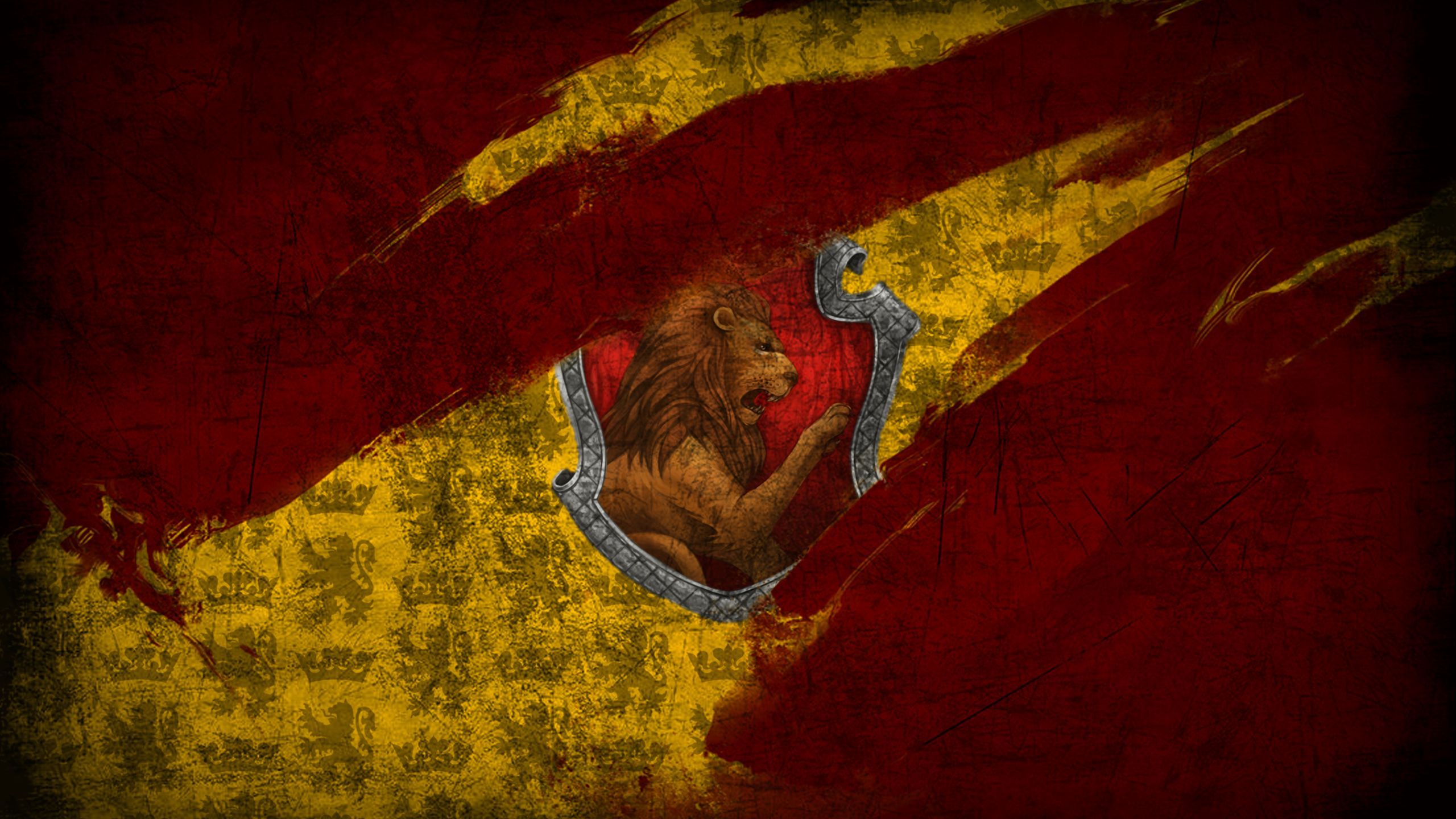 Stemma Grifondoro leone rosso-oro, 2560x1440 1440p, Desktop