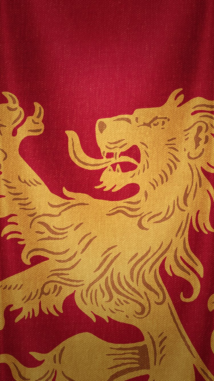 Stemma leone Grifondoro rosso, Hogwarts, 750x1334 Full HD Verticale, iPhone Air