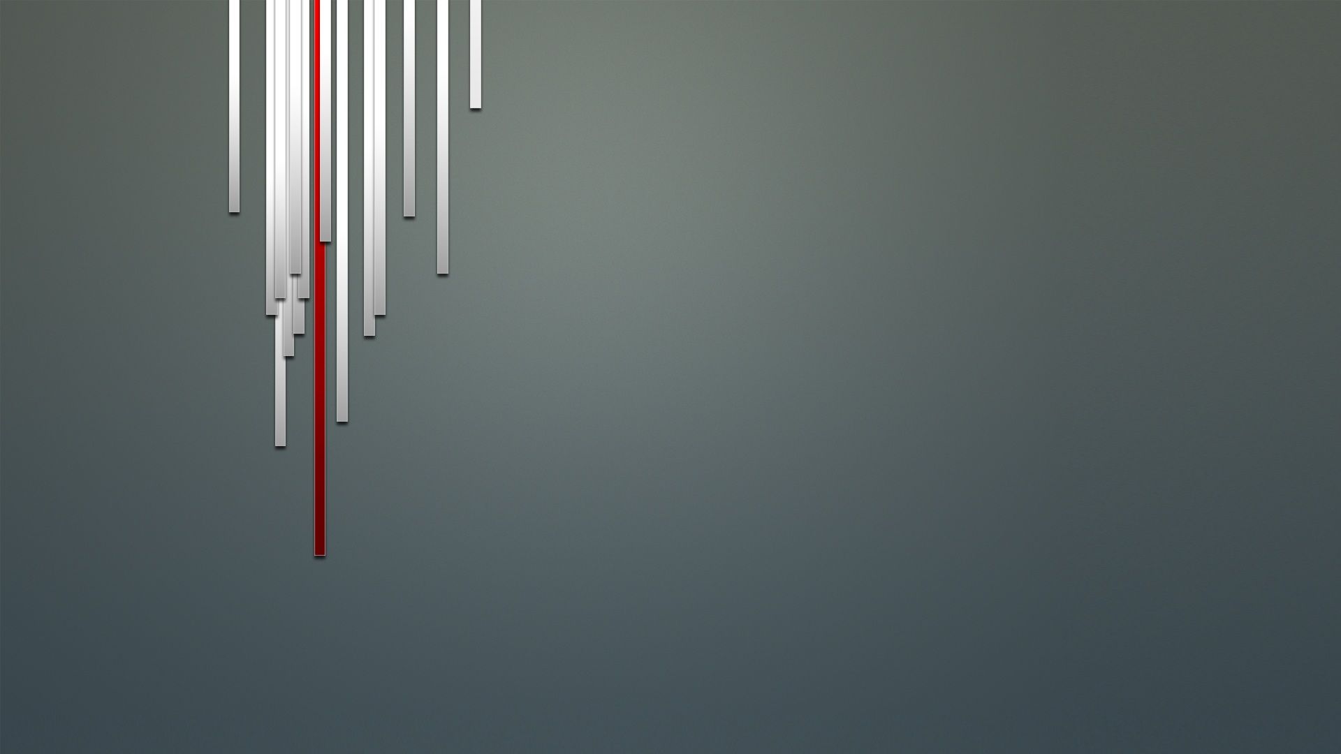 Aste grigie e rossa sospese, 1920x1080 Full HD 1080p, Monitor Gaming