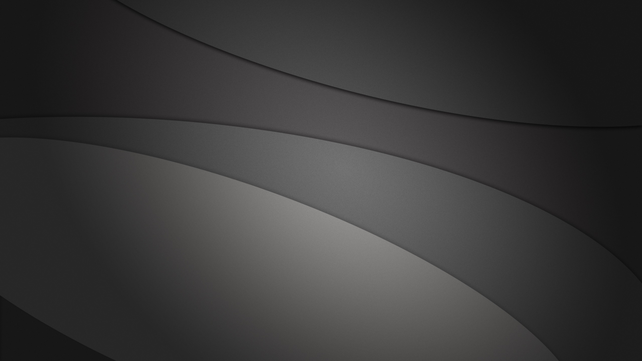 Curve astratte grigio scuro, 2560x1440 2K QHD, Monitor Gaming