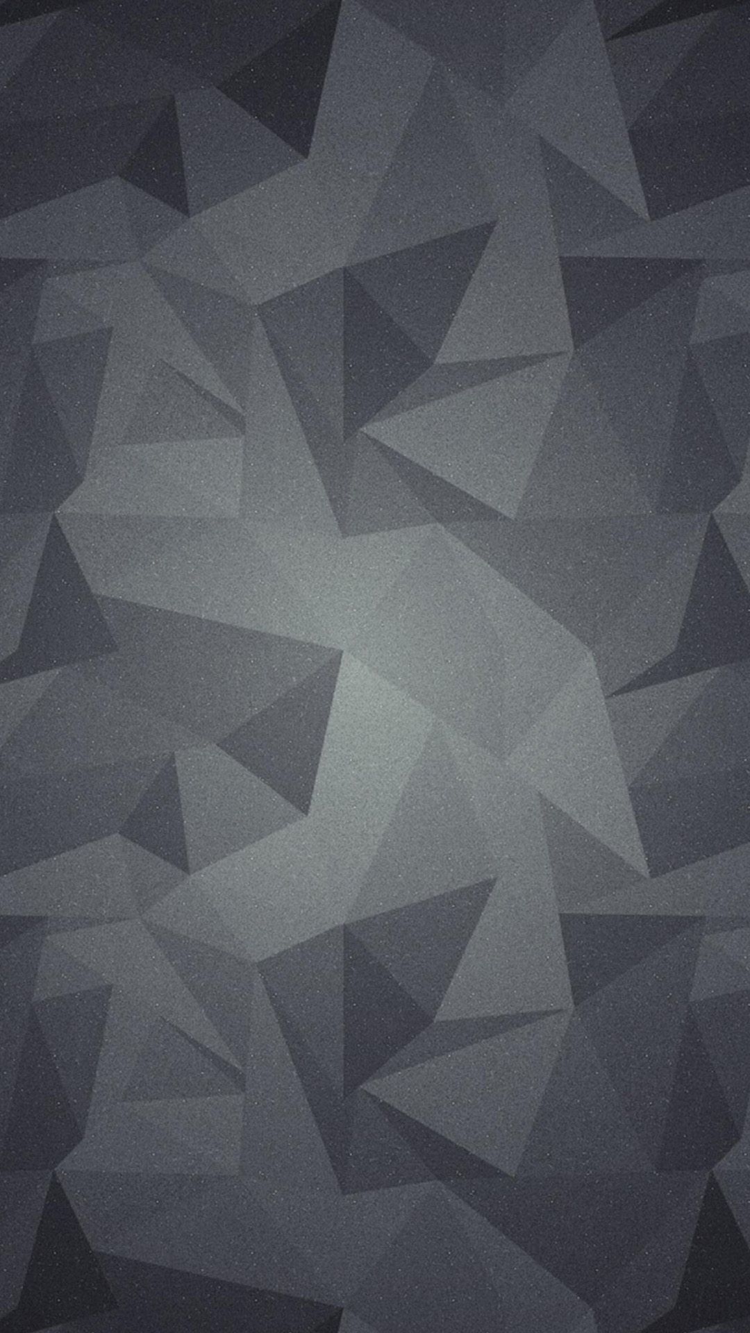 Sfondo geometrico poligonale grigio, 1080x1920 Full HD Verticale, iPhone Plus