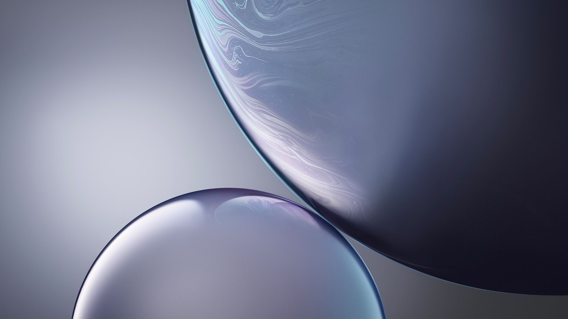 Bolle grigie sfumate, 2290x1288 Hi-Res, PC Desktop