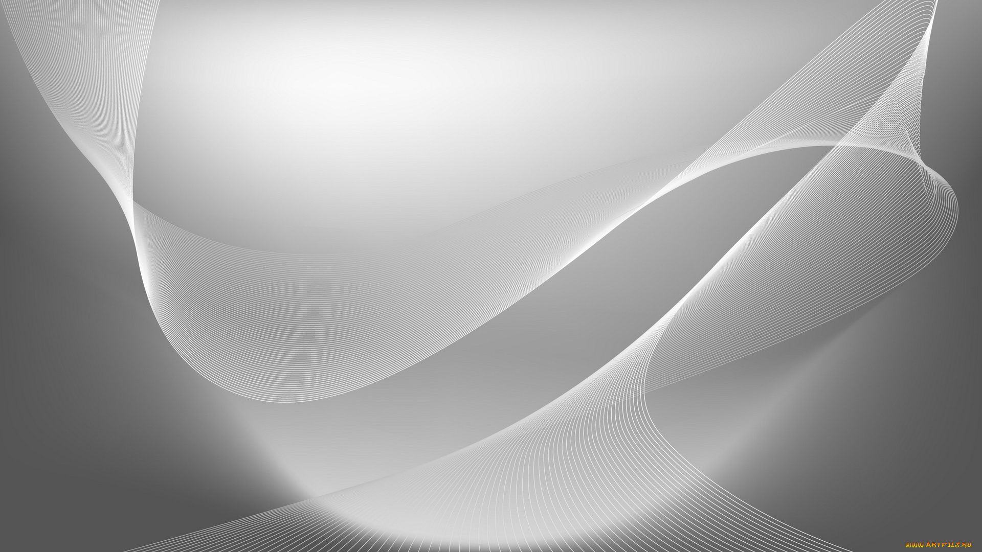 Onde astratte grigio chiaro, 1920x1080 1080p, Desktop