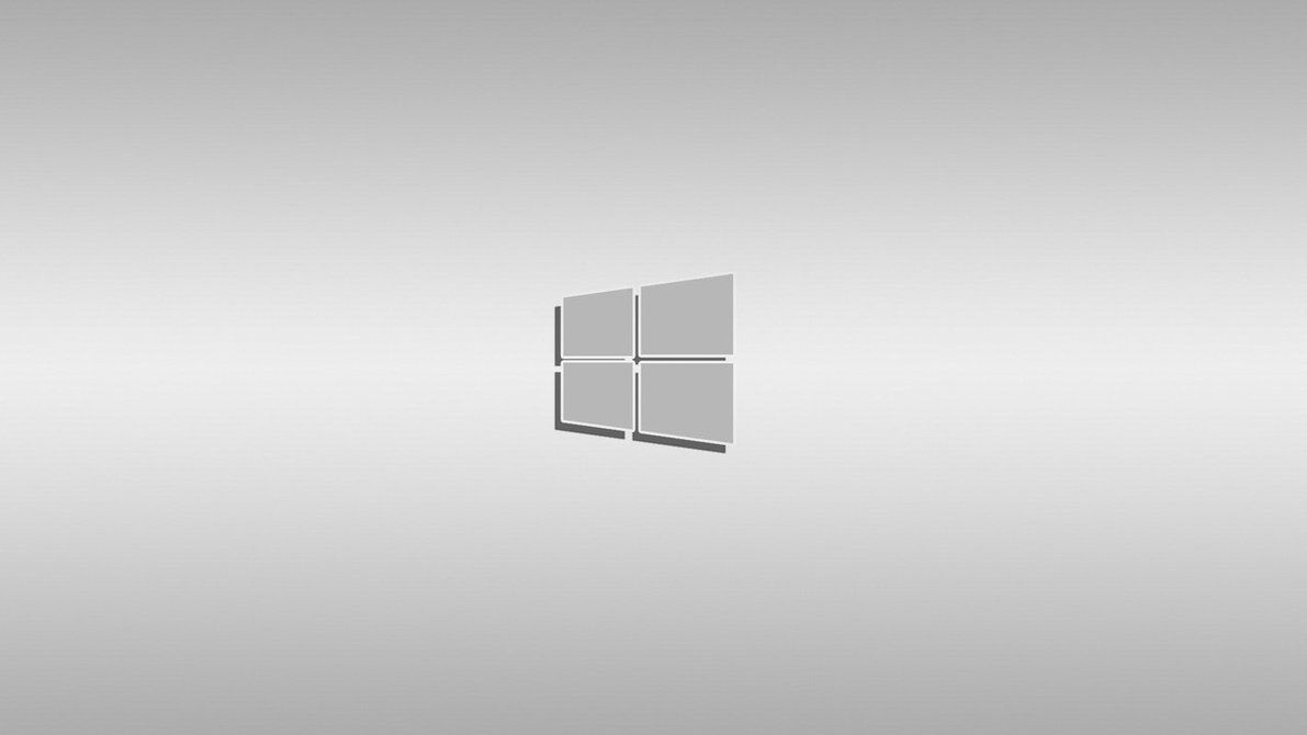Logo Windows grigio chiaro, sistema operativo Microsoft, 1191x670 HD, PC Desktop