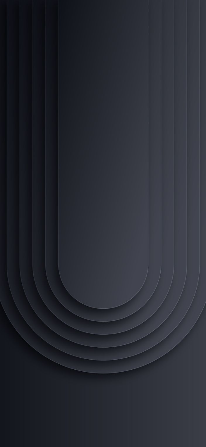 Archi concentrici grigio scuro, 704x1525 Full HD Verticale, Smartphone