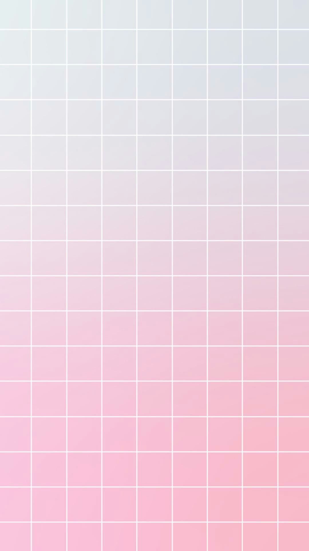 Griglia bianca gradiente rosa-grigio, 1080x1920 Verticale, Telefono