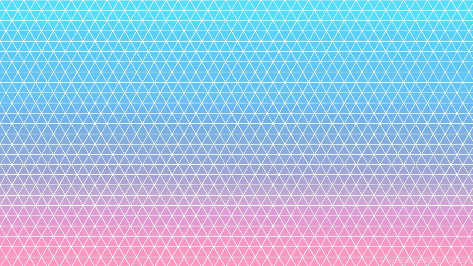 griglia triangoli sfumato azzurro rosa, 1600x900 HD Ready, Laptop