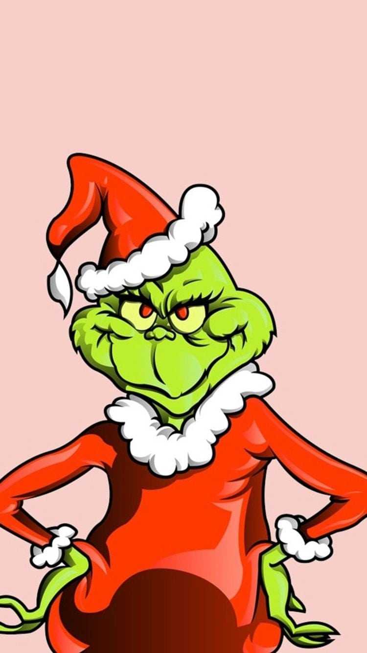 Il Grinch con costume Babbo Natale, 750x1334 Full HD Verticale, iPhone