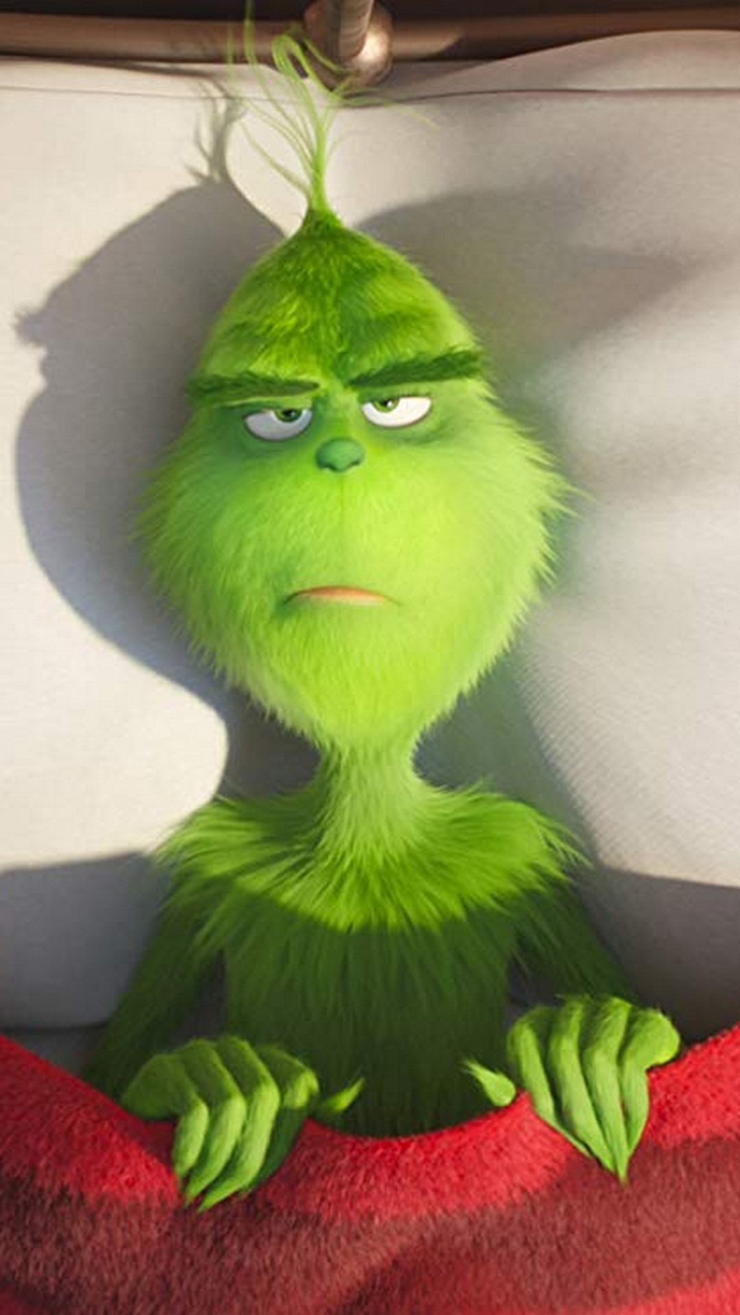 Il Grinch a letto, 1080x1920 Full HD Verticale, Smartphone