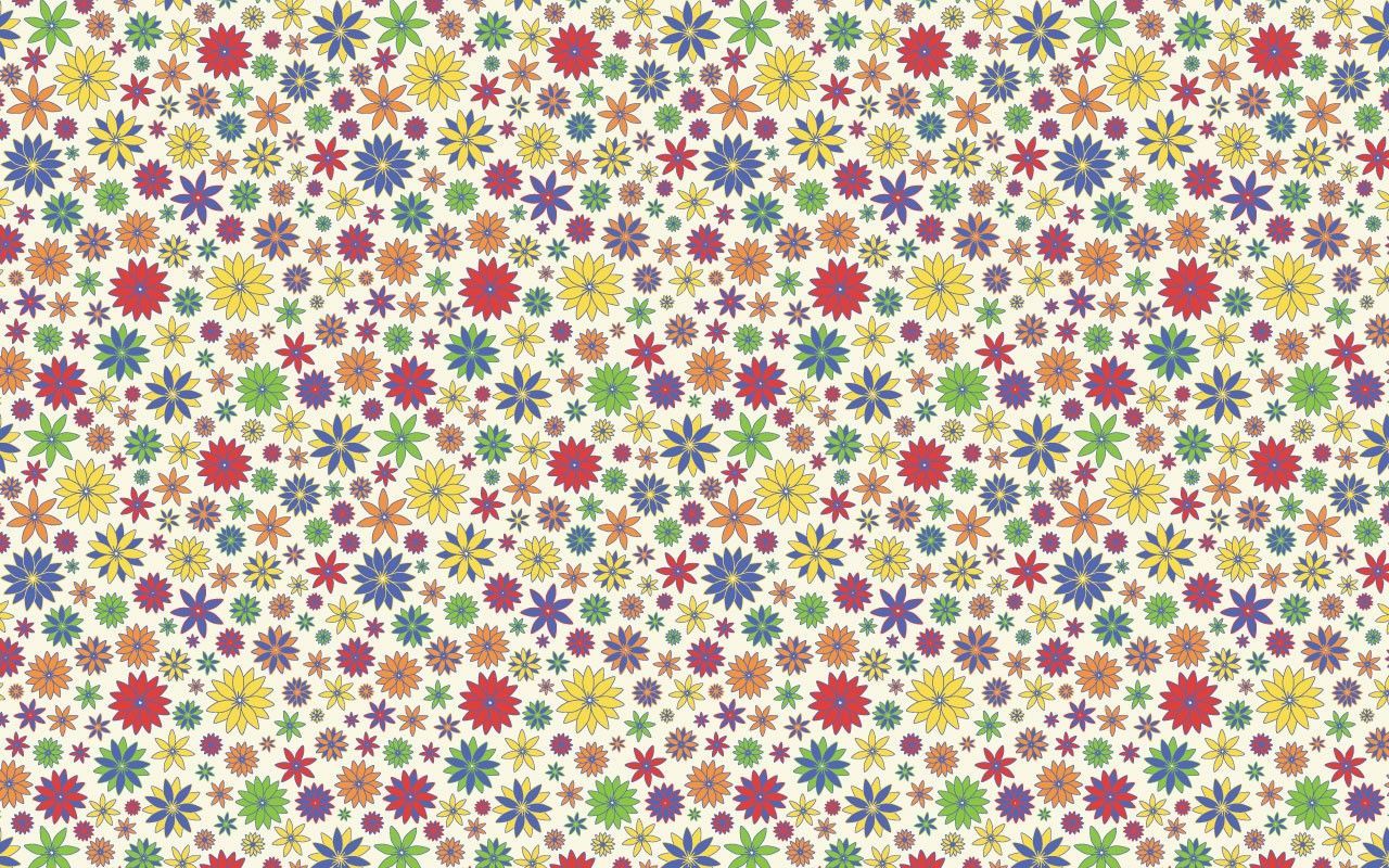 Fiori groovy colorati pattern, 1280x800 HD, Acer Nitro