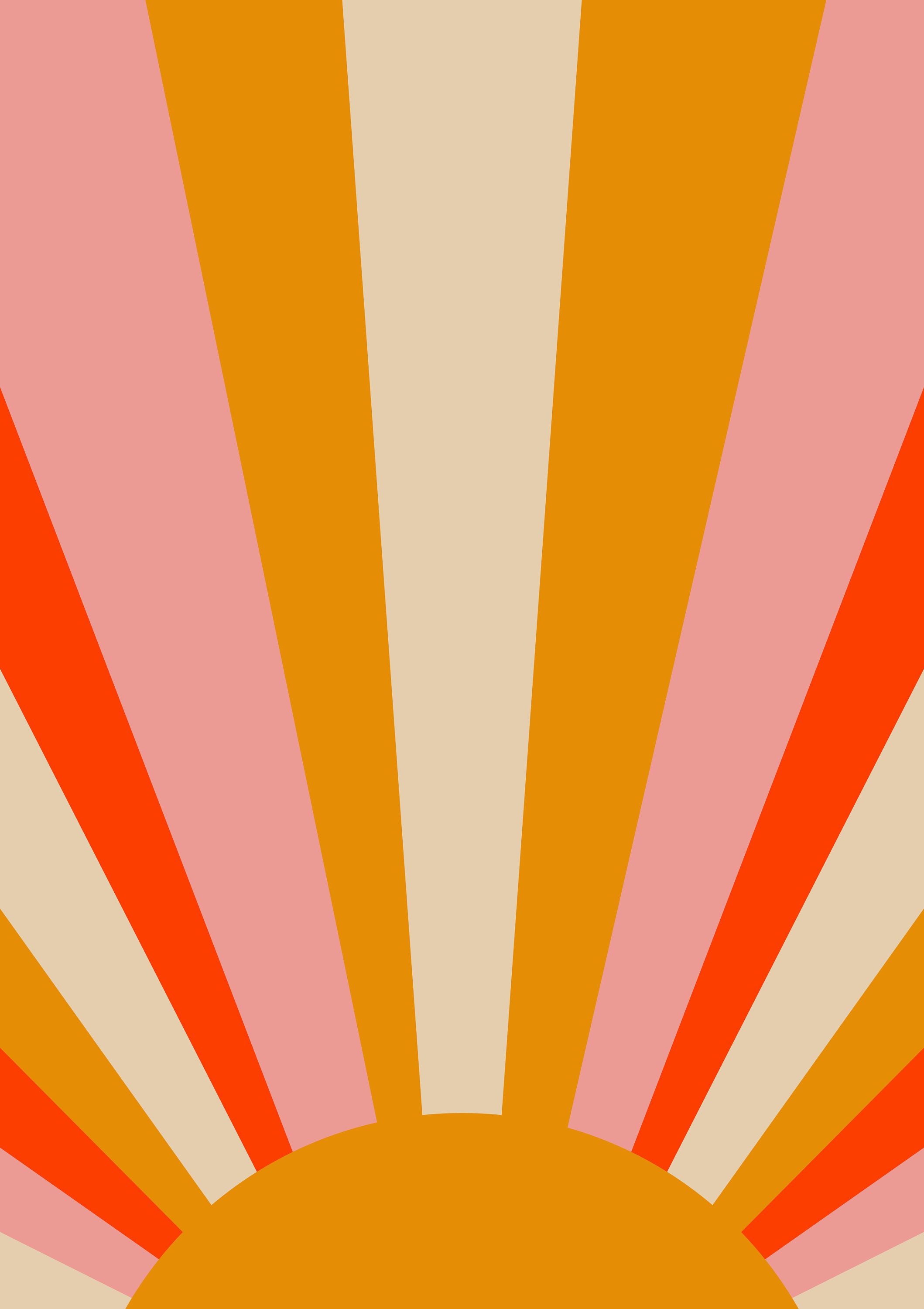 Sole stilizzato raggi groovy, 2118x3000 Verticale, Telefono
