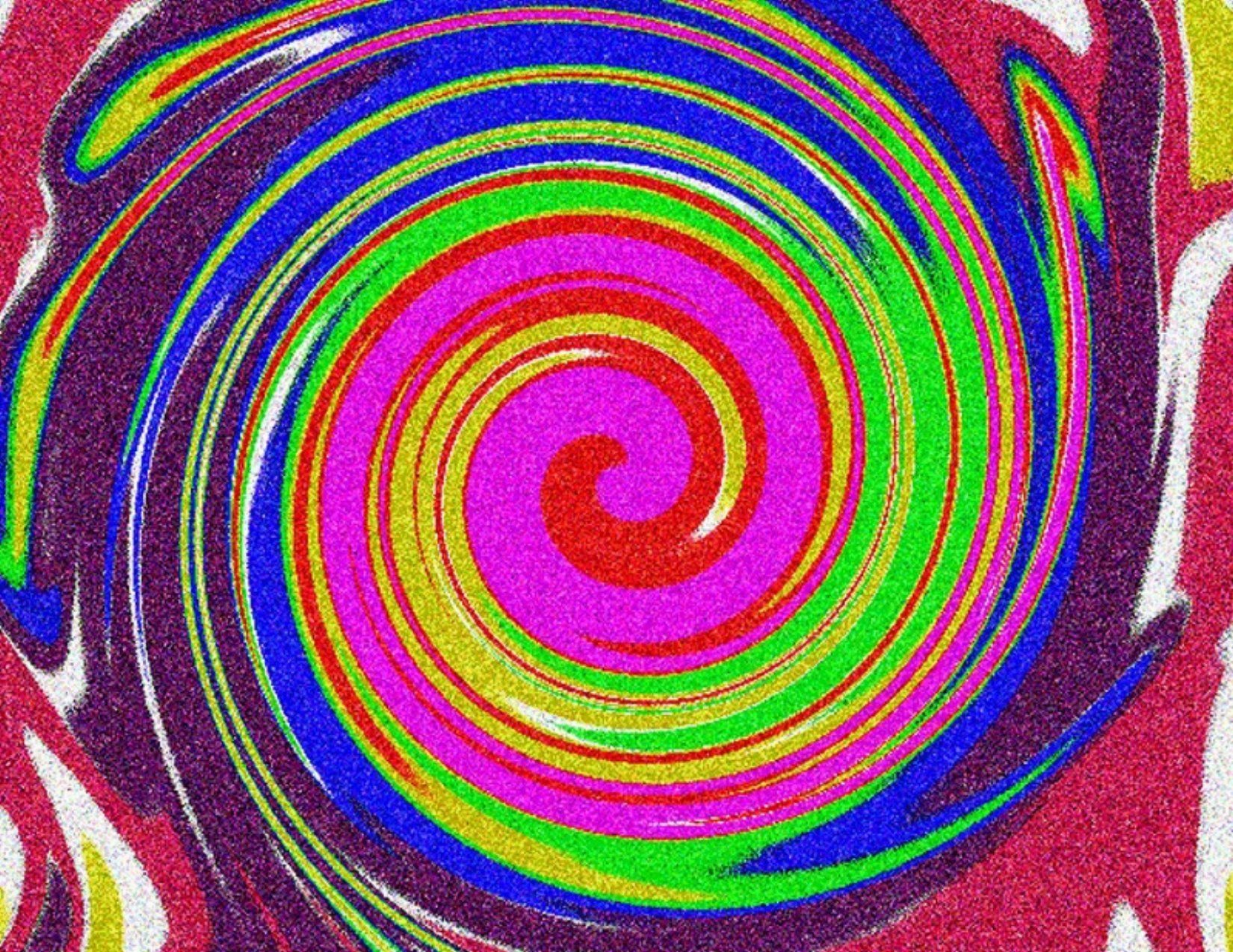 Spirale groovy colorata psichedelica, 1650x1275 900p, HP Laptop
